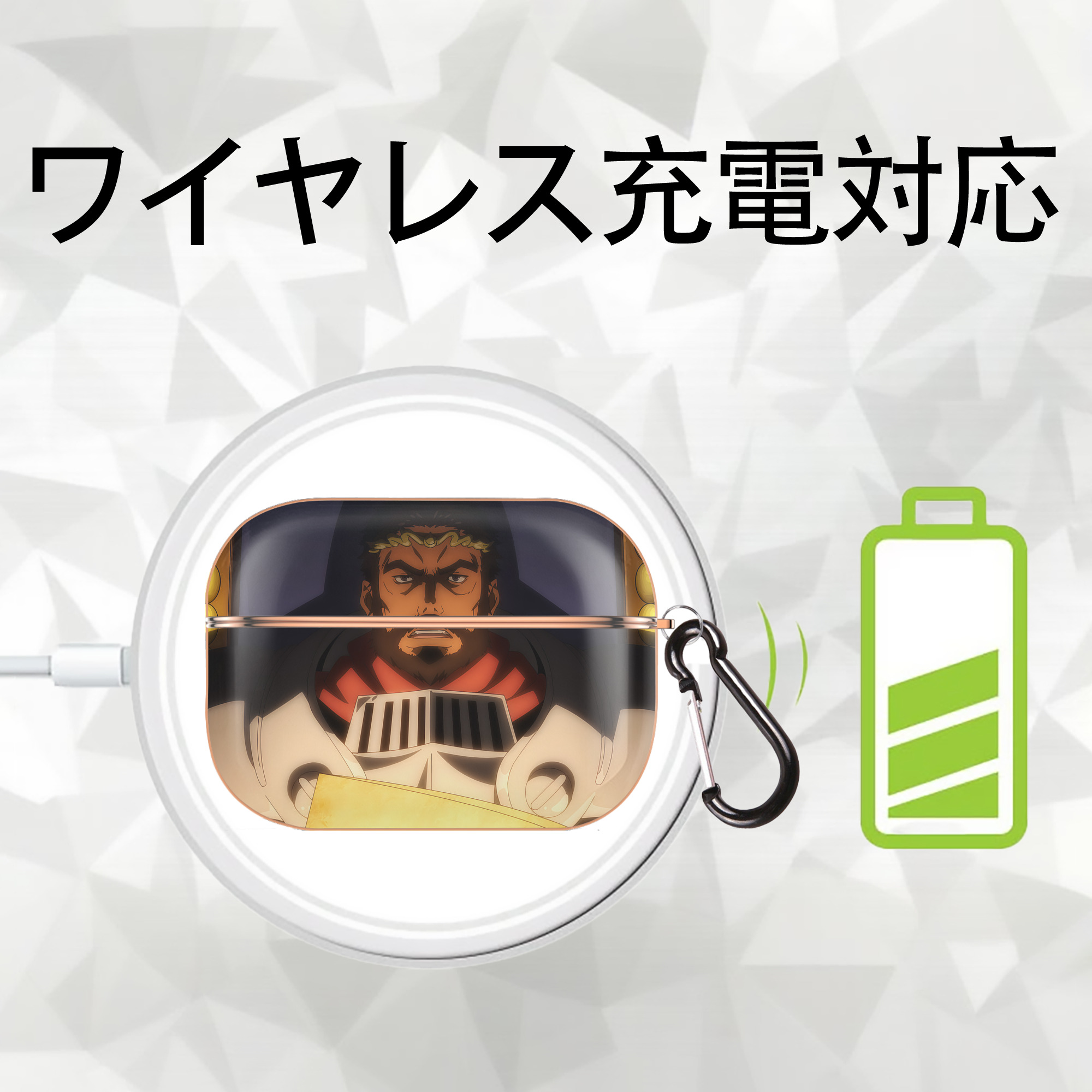 転スラ Regarding Reincarnated to Slime 【AirPods Pro用】ハードシェル保護ケース｜耐衝撃・防指紋・カラビナ付き商品仕様