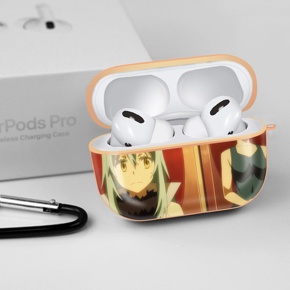 転スラ Regarding Reincarnated to Slime 【AirPods Pro用】ハードシェル保護ケース｜耐衝撃・防指紋・カラビナ付き商品仕様
