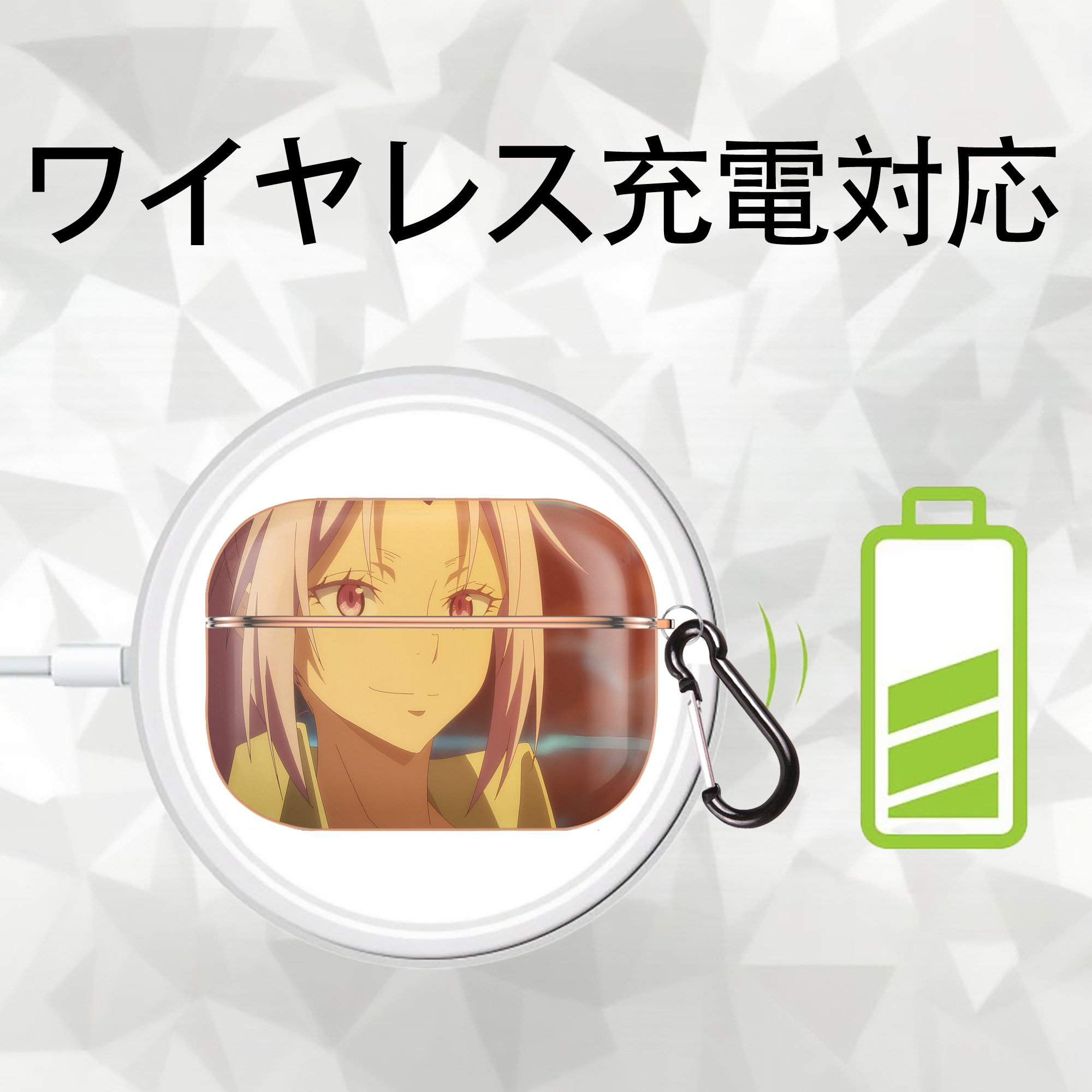 転スラ Regarding Reincarnated to Slime 【AirPods Pro用】ハードシェル保護ケース｜耐衝撃・防指紋・カラビナ付き商品仕様