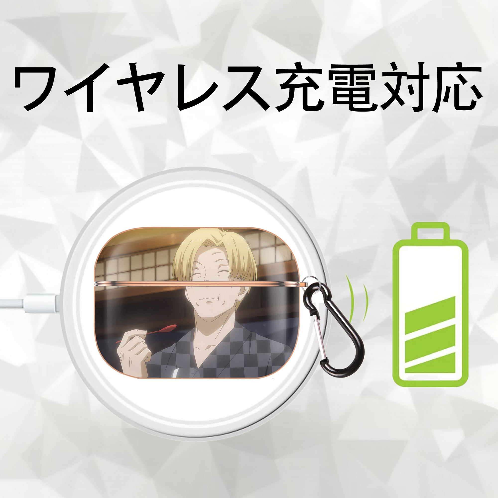 転スラ Regarding Reincarnated to Slime 【AirPods Pro用】ハードシェル保護ケース｜耐衝撃・防指紋・カラビナ付き商品仕様
