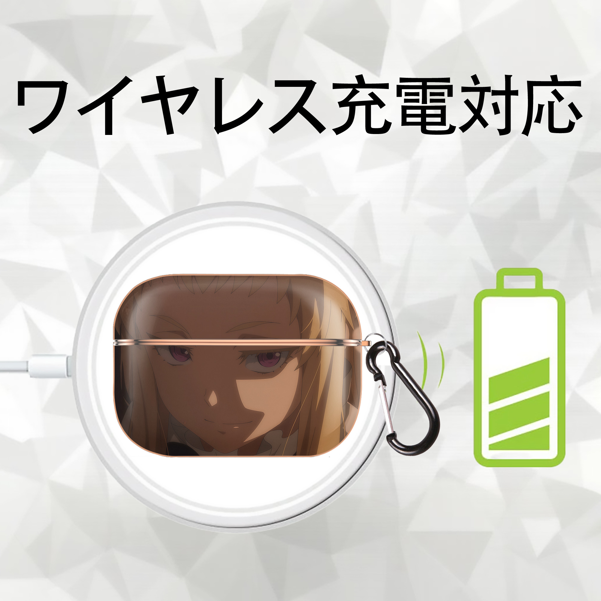 転スラ Regarding Reincarnated to Slime 【AirPods Pro用】ハードシェル保護ケース｜耐衝撃・防指紋・カラビナ付き商品仕様