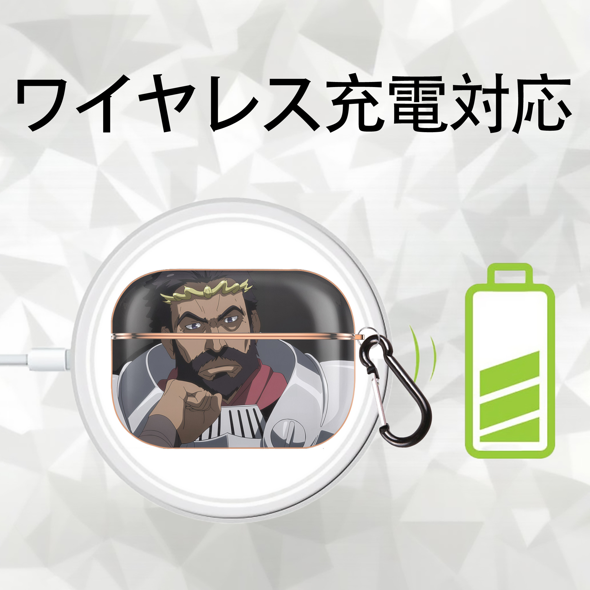 転スラ Regarding Reincarnated to Slime 【AirPods Pro用】ハードシェル保護ケース｜耐衝撃・防指紋・カラビナ付き商品仕様