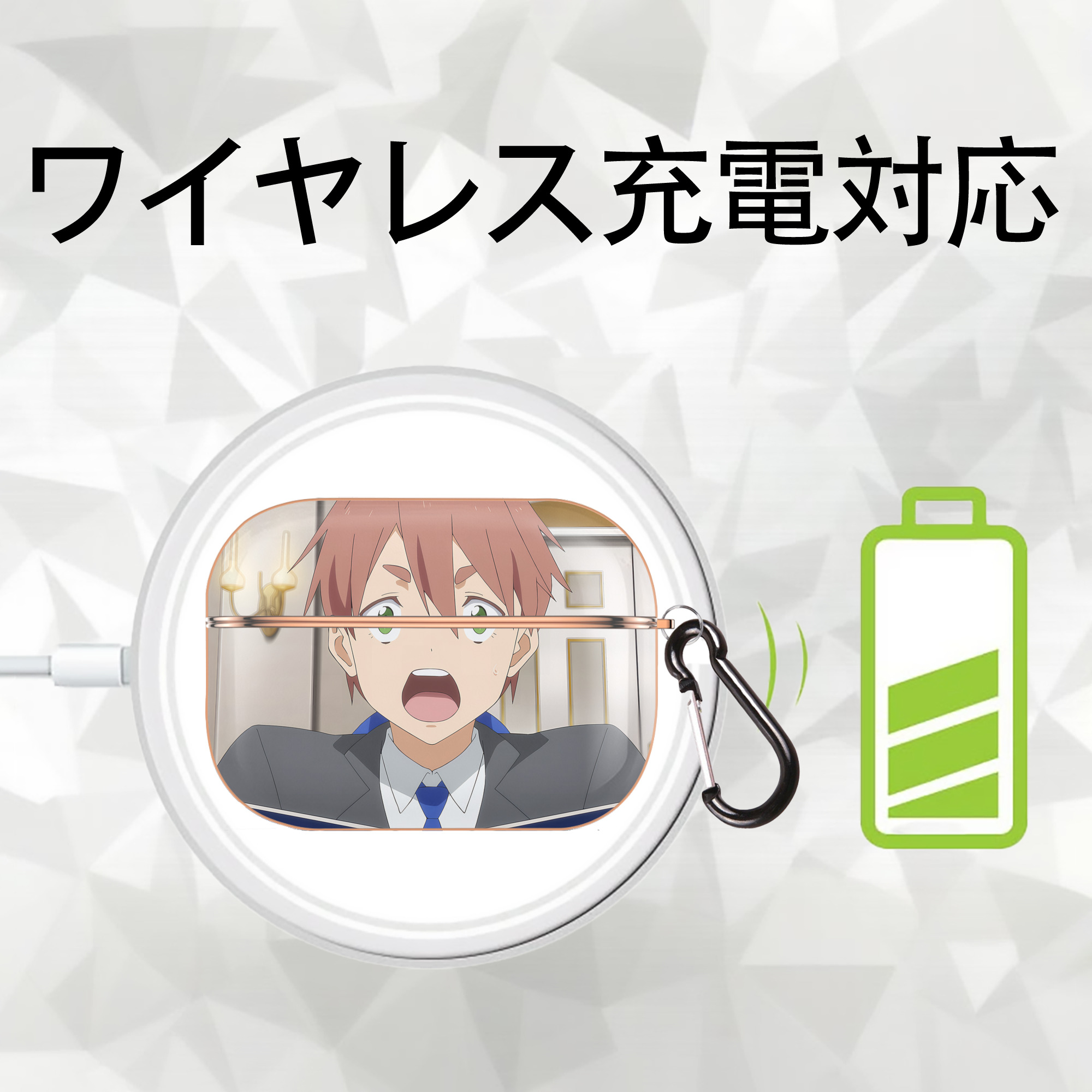 転スラ Regarding Reincarnated to Slime 【AirPods Pro用】ハードシェル保護ケース｜耐衝撃・防指紋・カラビナ付き商品仕様