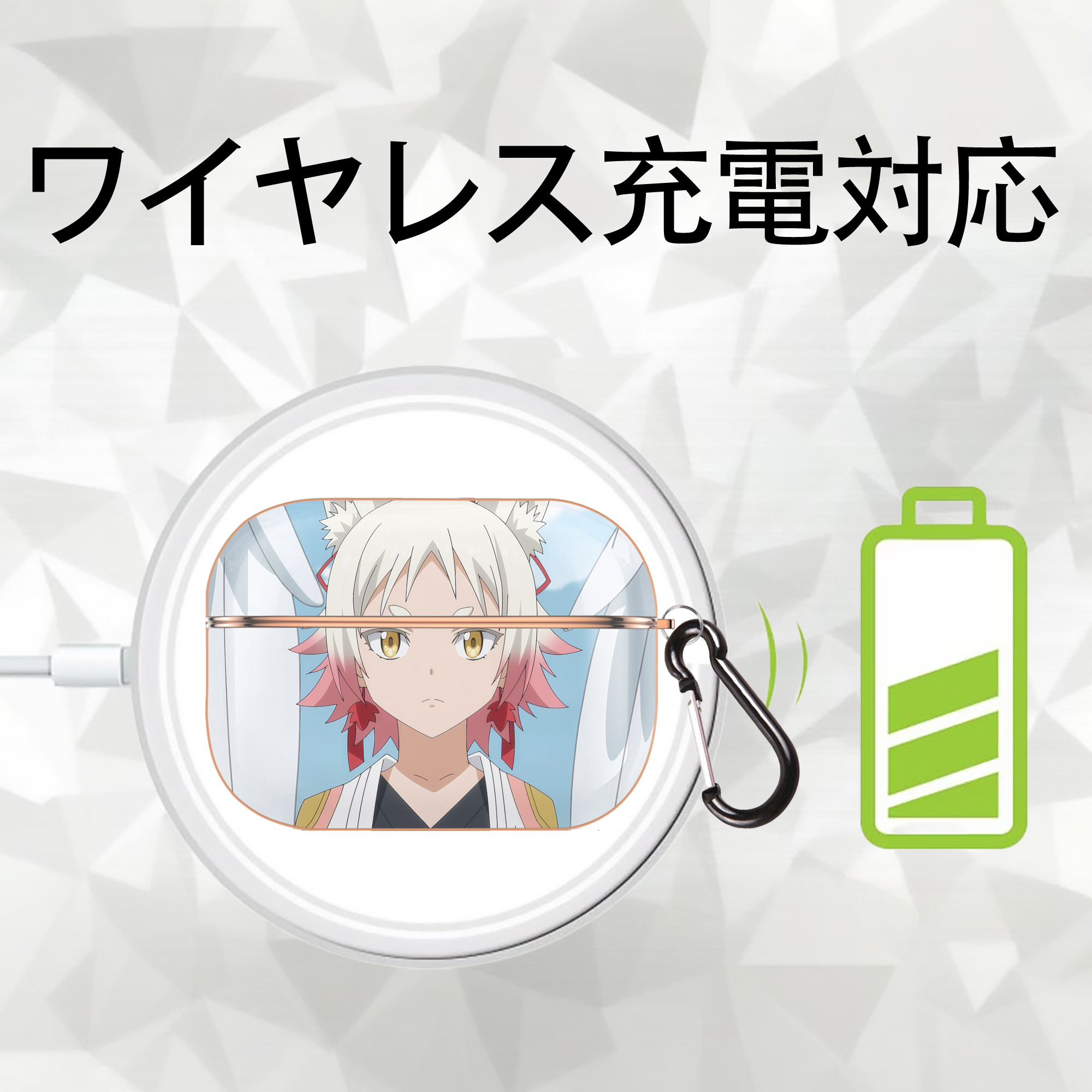 転スラ Regarding Reincarnated to Slime 【AirPods Pro用】ハードシェル保護ケース｜耐衝撃・防指紋・カラビナ付き商品仕様