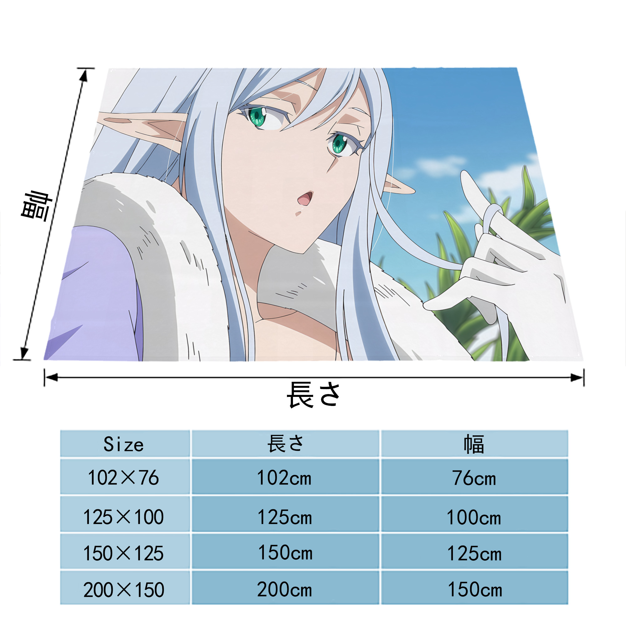 転スラ Regarding Reincarnated to Slime フランネルブランケット・多サイズ対応（横型）