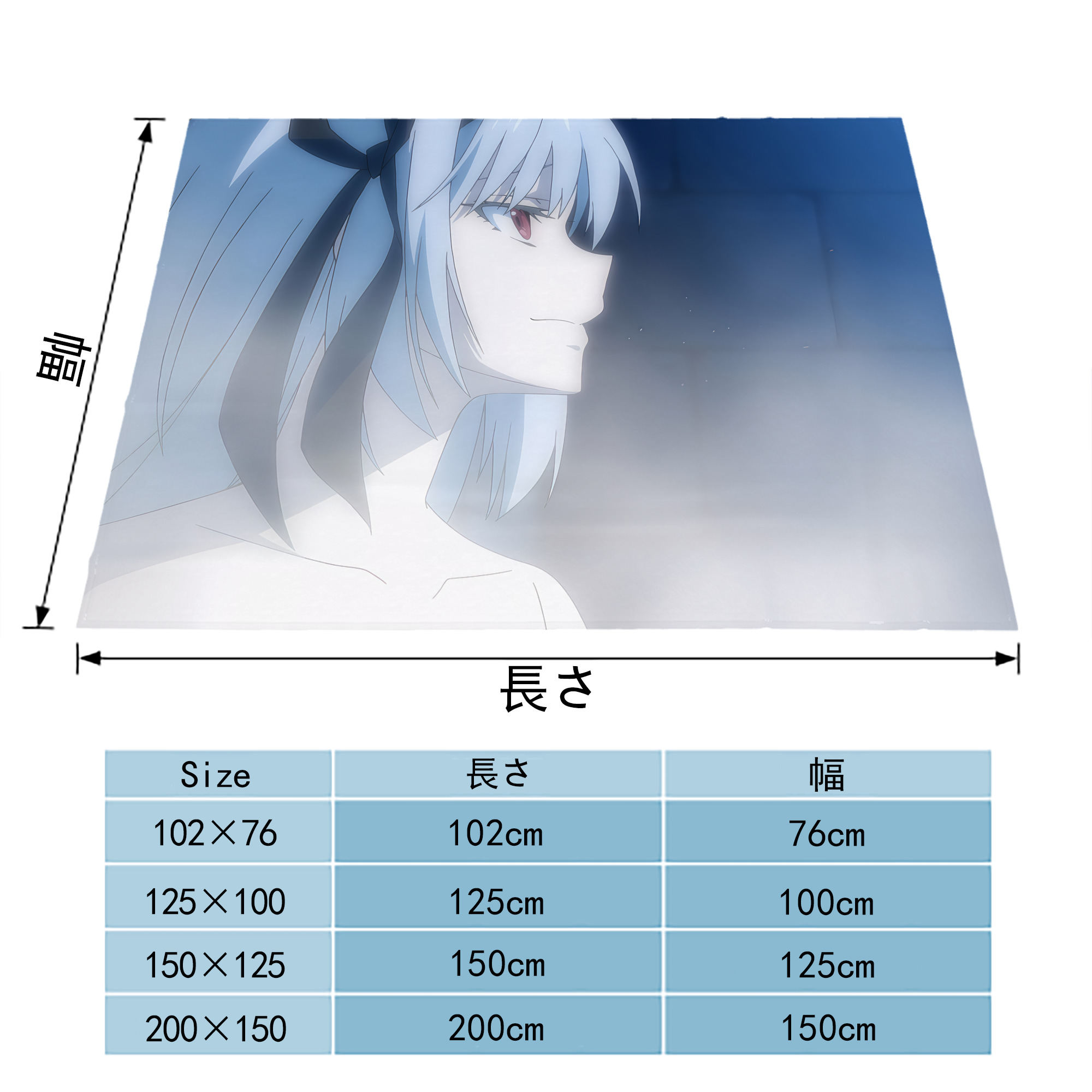 転スラ Regarding Reincarnated to Slime フランネルブランケット・多サイズ対応（横型）