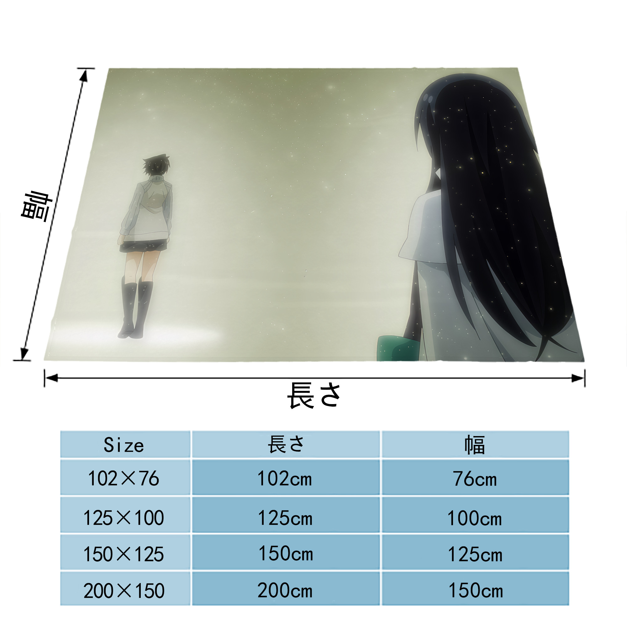転スラ Regarding Reincarnated to Slime フランネルブランケット・多サイズ対応（横型）