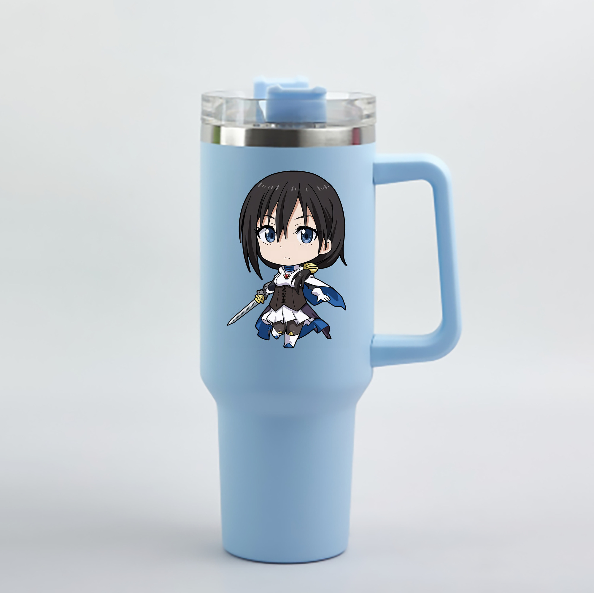 （画像用） 転スラ Regarding Reincarnated to Slime 1200mL車用タンブラー - クリスタルステッカー（プラスチックストロー付き）