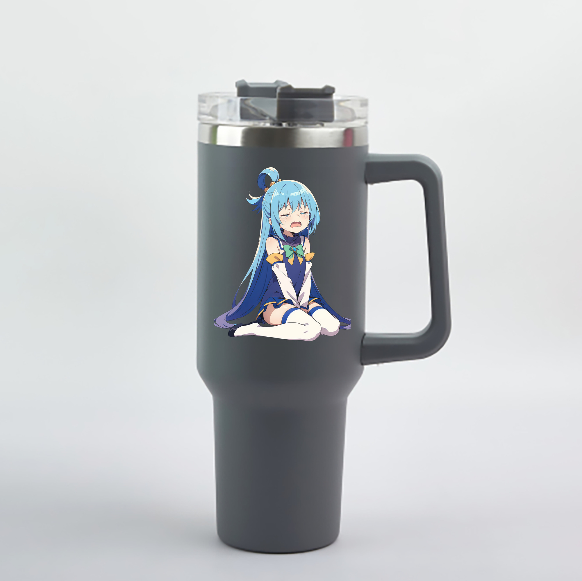 （画像用） 転スラ Regarding Reincarnated to Slime 1200mL車用タンブラー - クリスタルステッカー（プラスチックストロー付き）