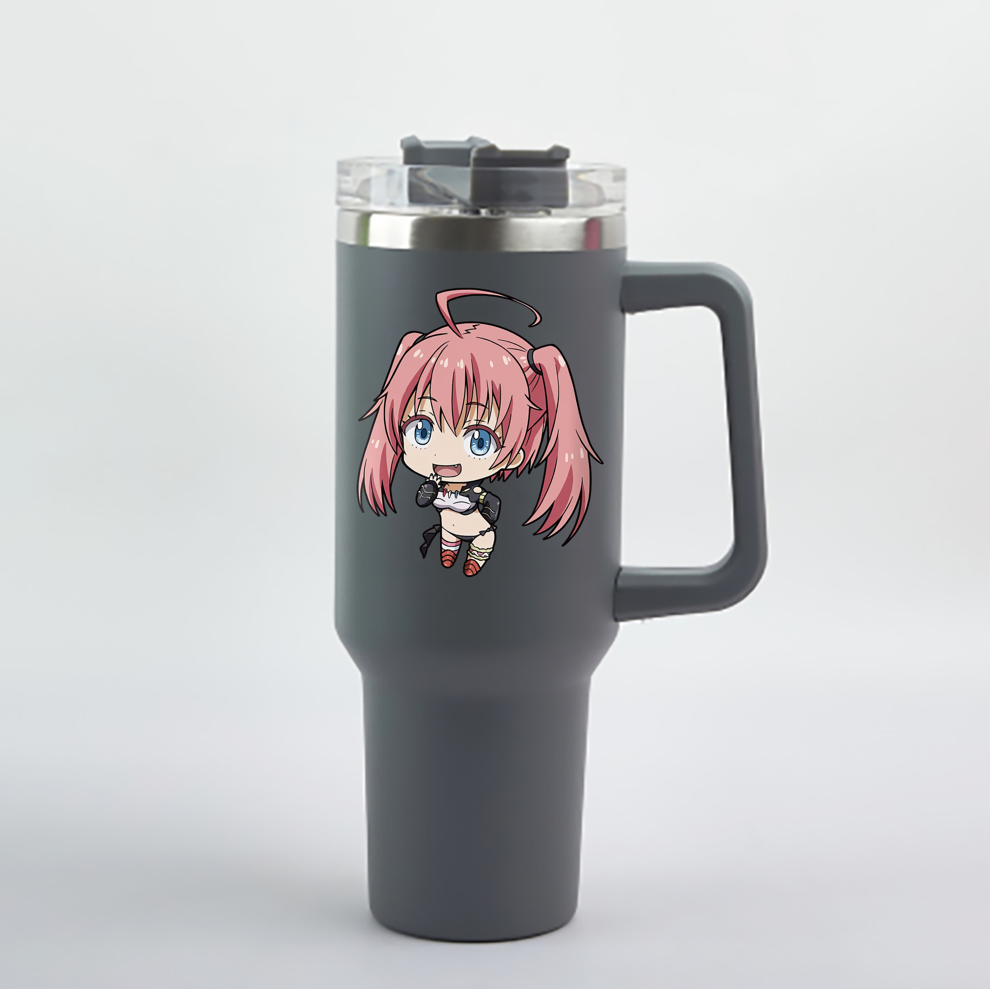（画像用） 転スラ Regarding Reincarnated to Slime 1200mL車用タンブラー - クリスタルステッカー（プラスチックストロー付き）