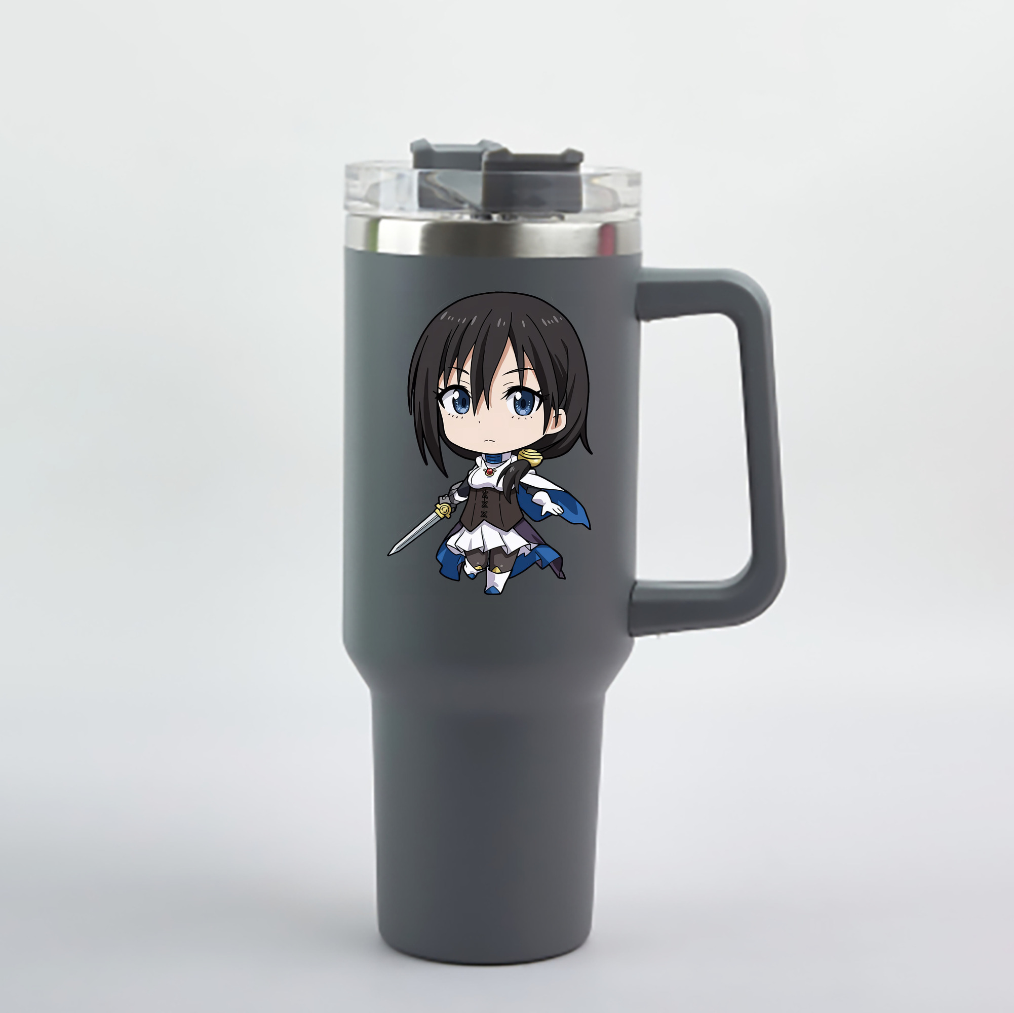（画像用） 転スラ Regarding Reincarnated to Slime 1200mL車用タンブラー - クリスタルステッカー（プラスチックストロー付き）