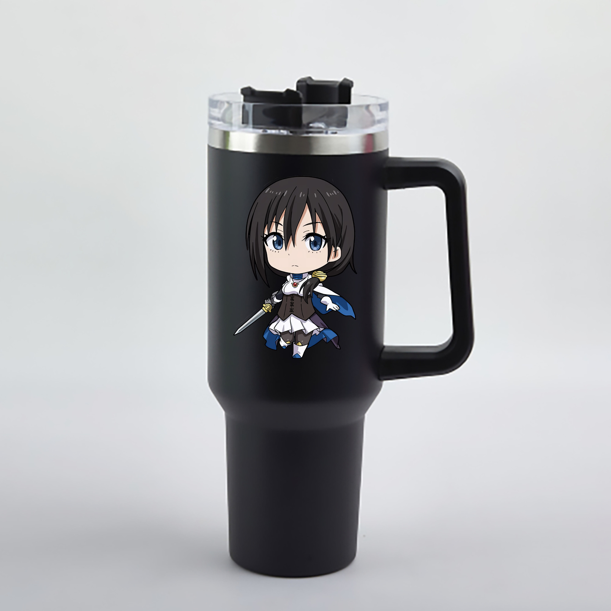 （画像用） 転スラ Regarding Reincarnated to Slime 1200mL車用タンブラー - クリスタルステッカー（プラスチックストロー付き）