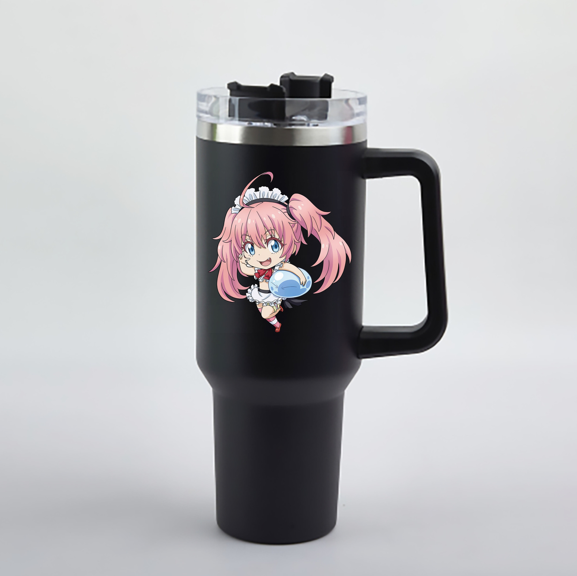 （画像用） 転スラ Regarding Reincarnated to Slime 1200mL車用タンブラー - クリスタルステッカー（プラスチックストロー付き）