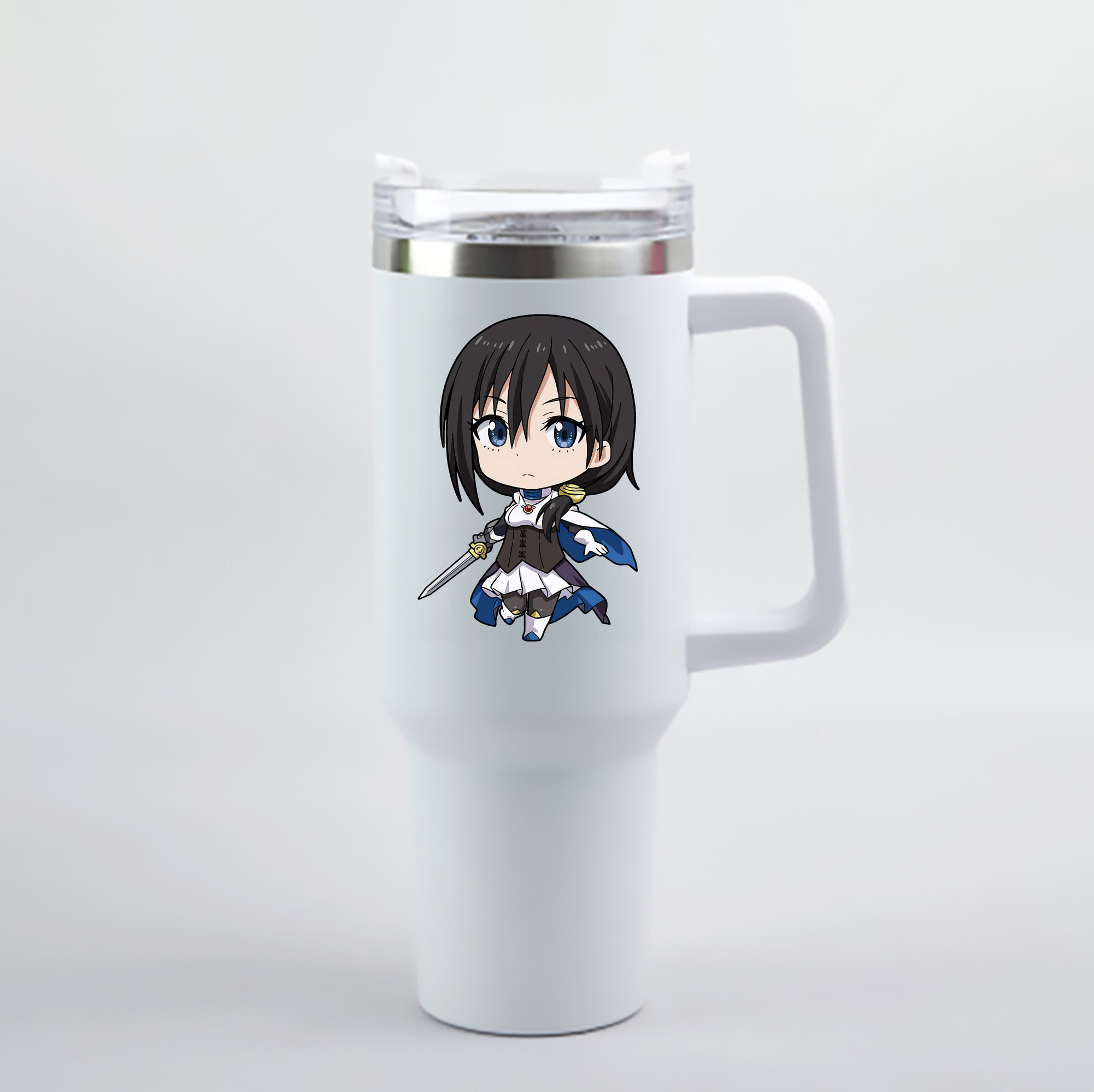 （画像用） 転スラ Regarding Reincarnated to Slime 1200mL車用タンブラー - クリスタルステッカー（プラスチックストロー付き）