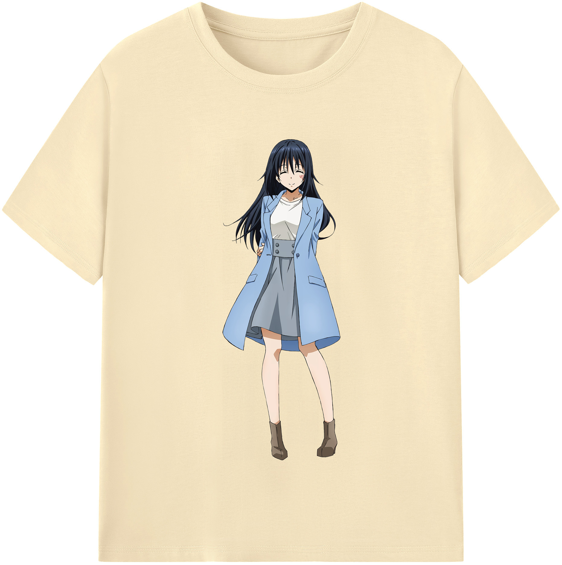 （画像用） 転スラ Regarding Reincarnated to Slime 綿100％半袖Tシャツ（フロントプリント）