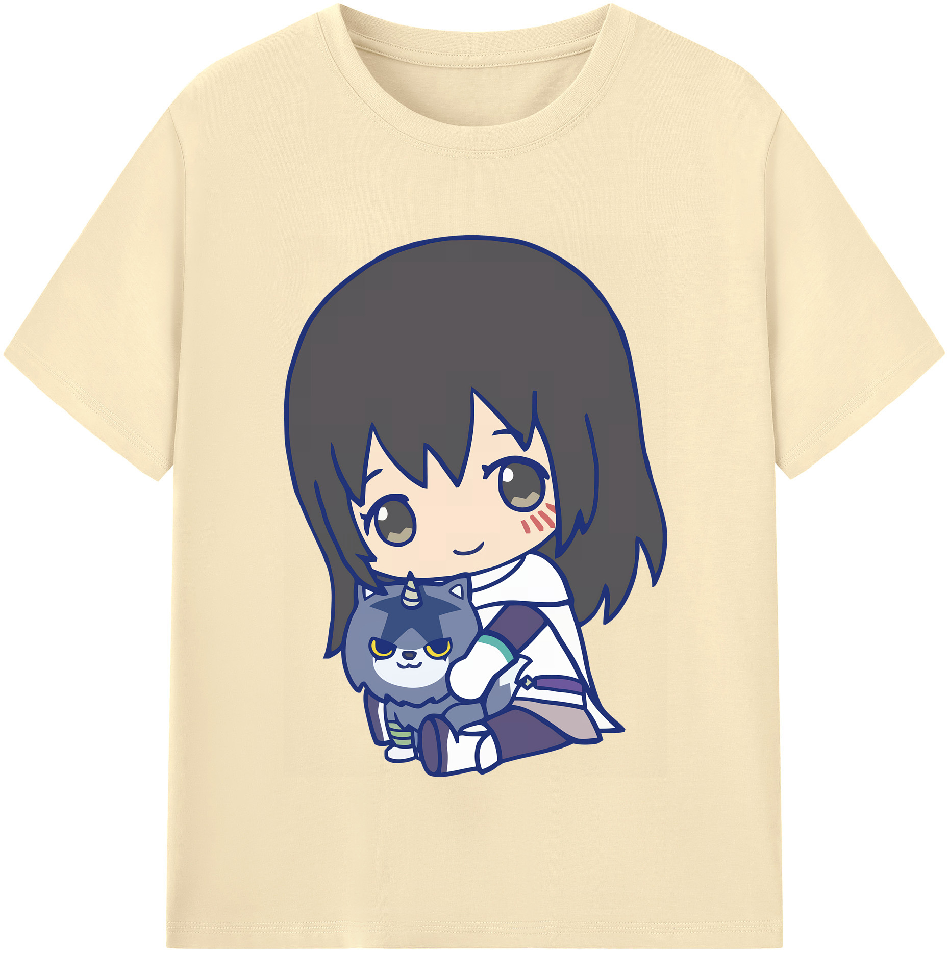 （画像用） 転スラ Regarding Reincarnated to Slime 綿100％半袖Tシャツ（フロントプリント）