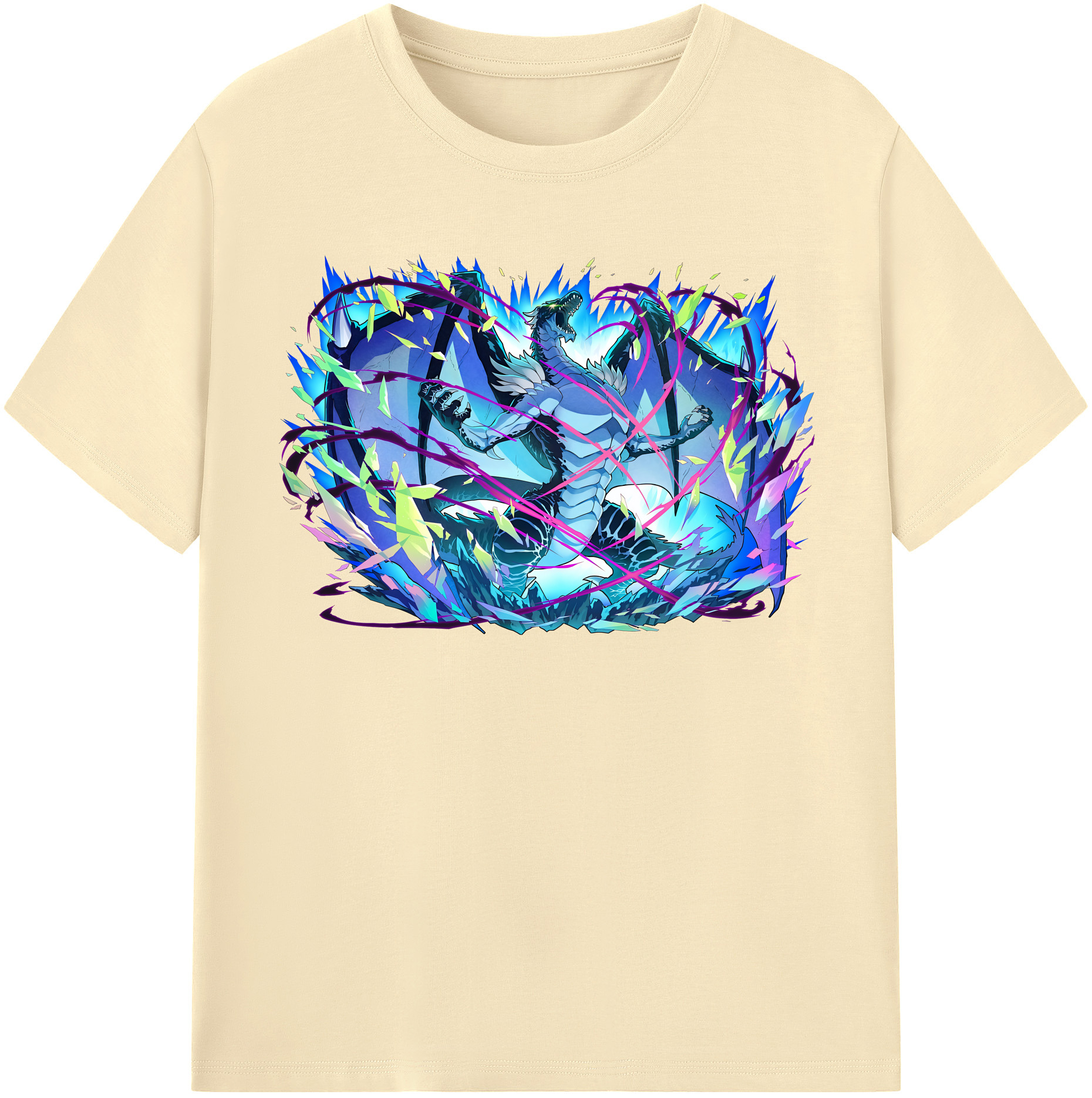 （画像用） 転スラ Regarding Reincarnated to Slime 綿100％半袖Tシャツ（フロントプリント）