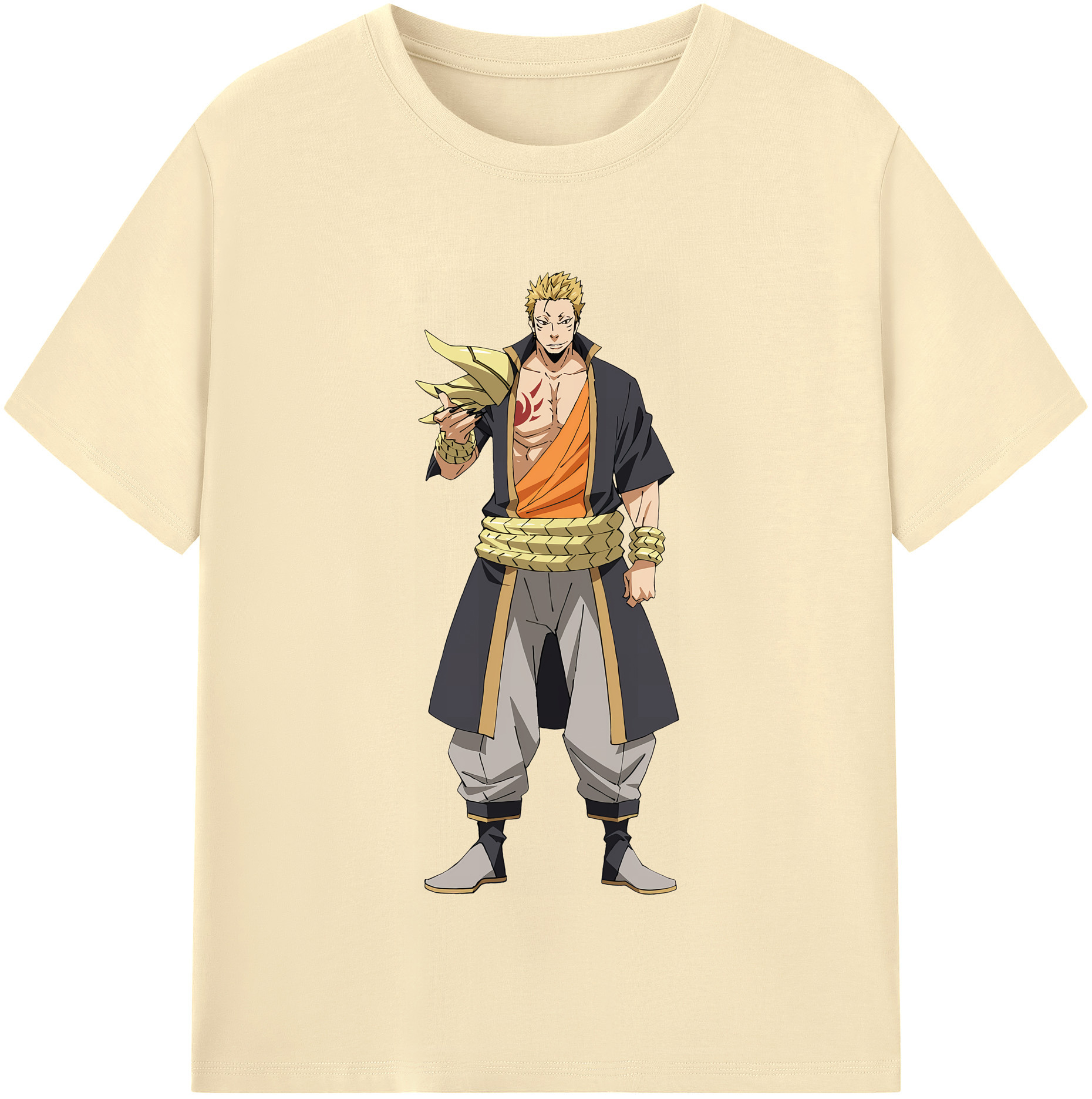 （画像用） 転スラ Regarding Reincarnated to Slime 綿100％半袖Tシャツ（フロントプリント）