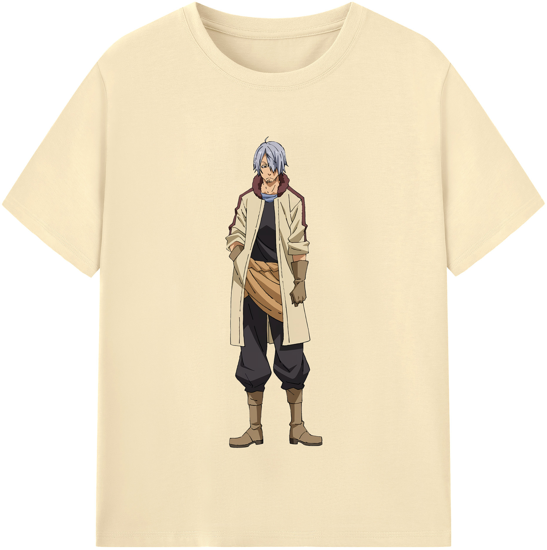 （画像用） 転スラ Regarding Reincarnated to Slime 綿100％半袖Tシャツ（フロントプリント）