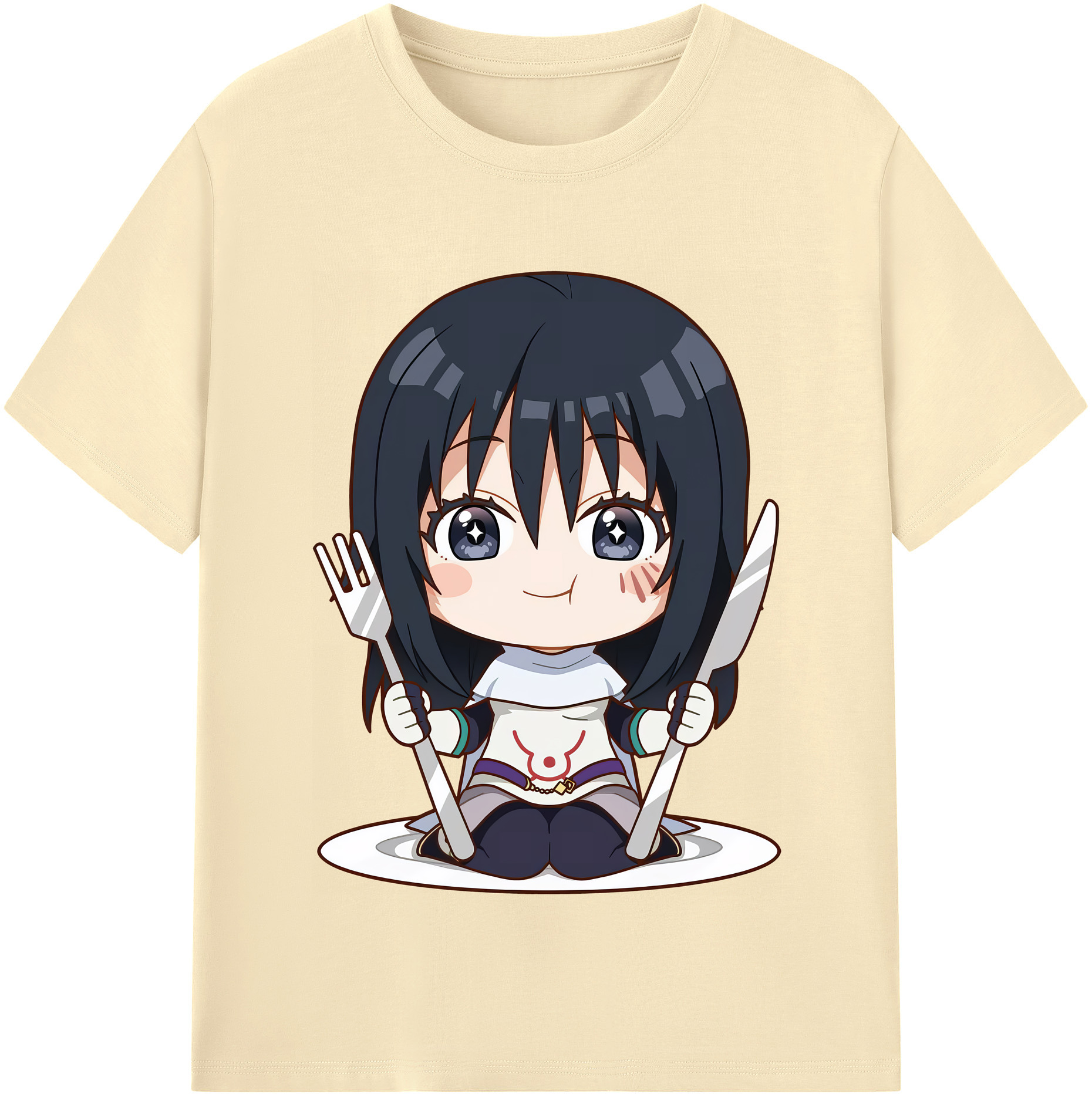 （画像用） 転スラ Regarding Reincarnated to Slime 綿100％半袖Tシャツ（フロントプリント）