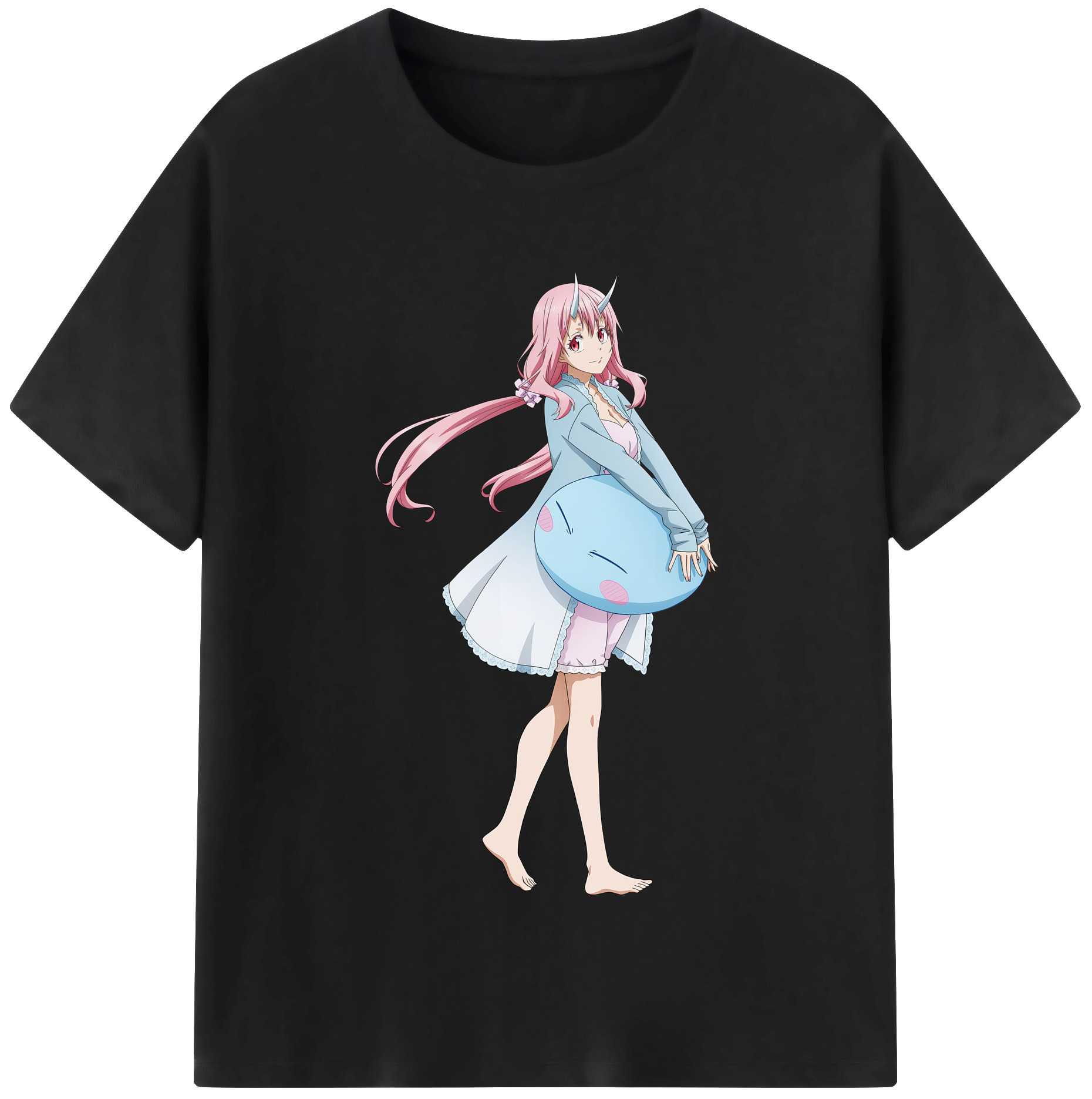 （画像用） 転スラ Regarding Reincarnated to Slime 綿100％半袖Tシャツ（フロントプリント）