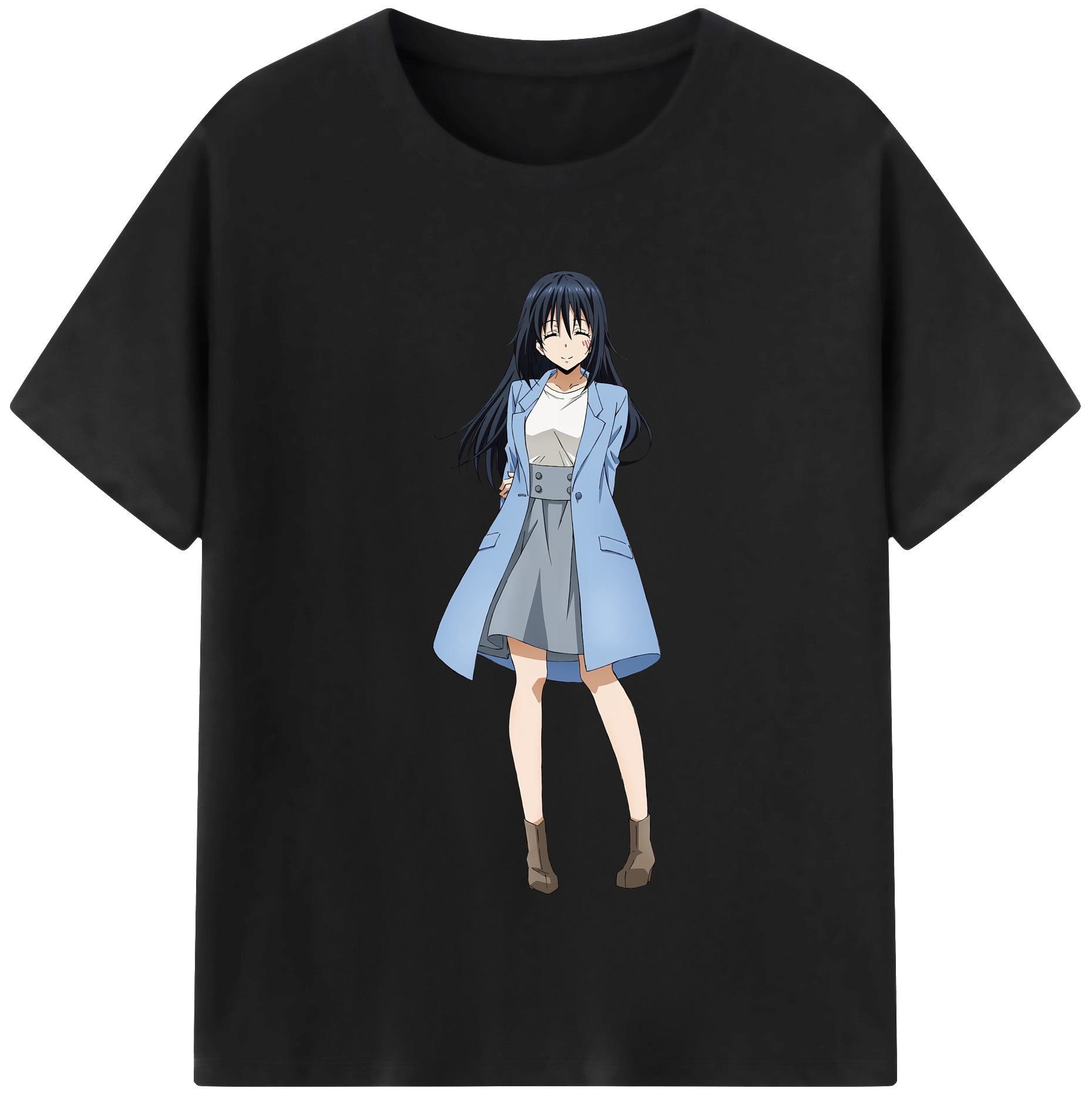 （画像用） 転スラ Regarding Reincarnated to Slime 綿100％半袖Tシャツ（フロントプリント）