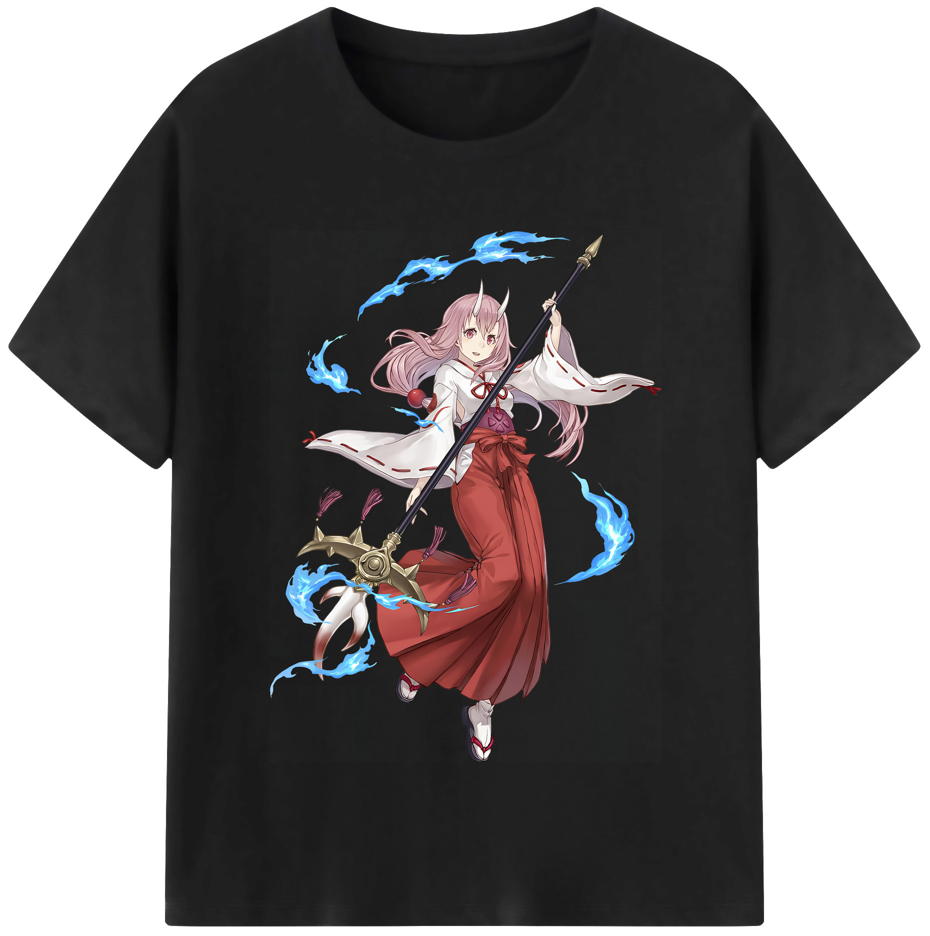 （画像用） 転スラ Regarding Reincarnated to Slime 綿100％半袖Tシャツ（フロントプリント）