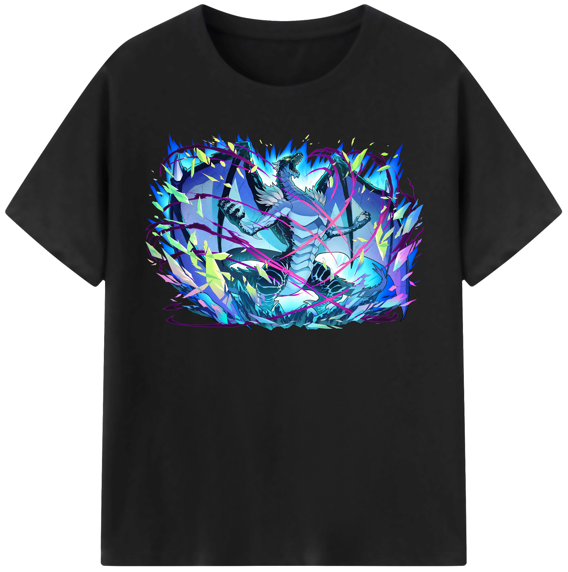 （画像用） 転スラ Regarding Reincarnated to Slime 綿100％半袖Tシャツ（フロントプリント）