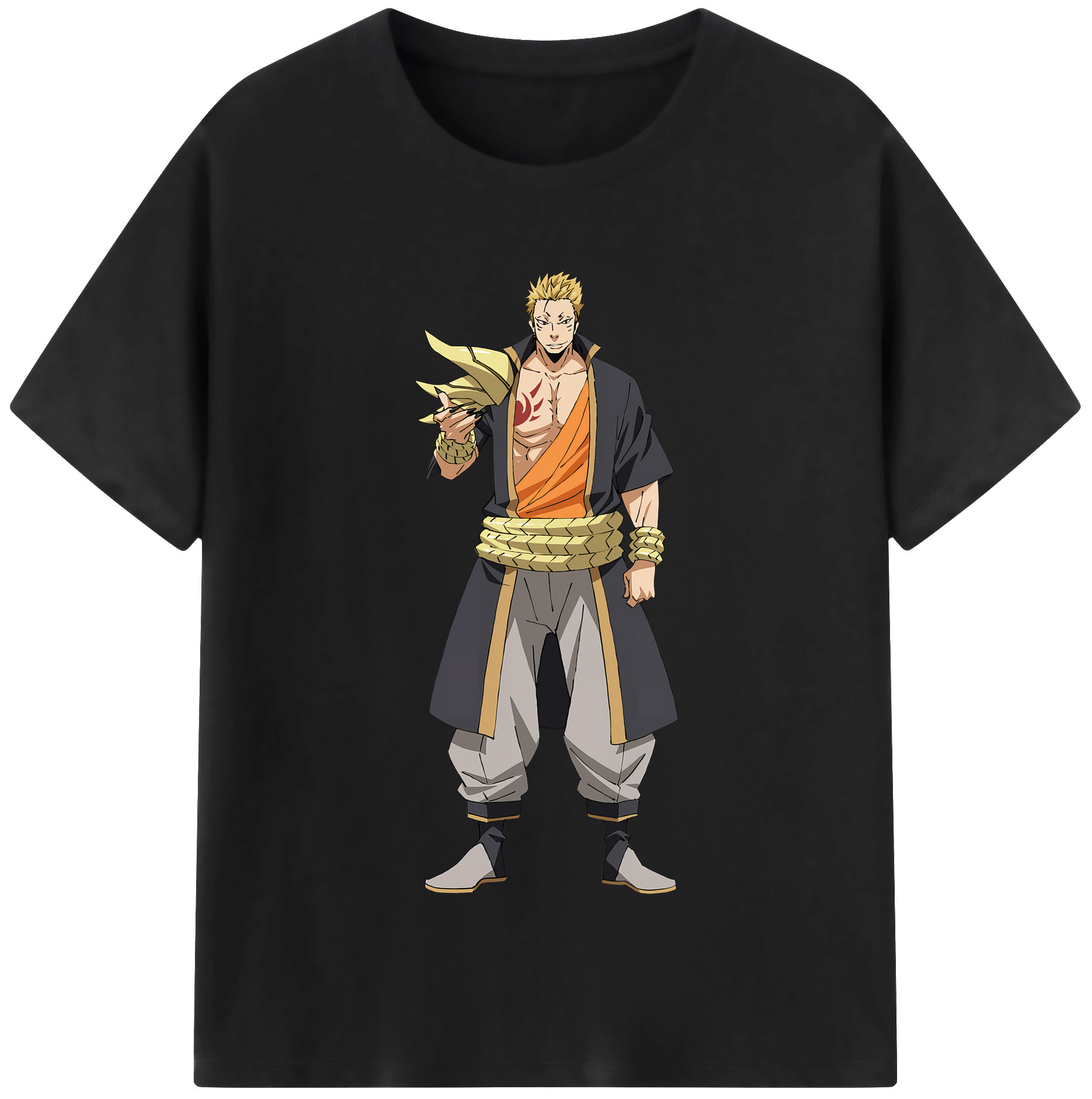 （画像用） 転スラ Regarding Reincarnated to Slime 綿100％半袖Tシャツ（フロントプリント）
