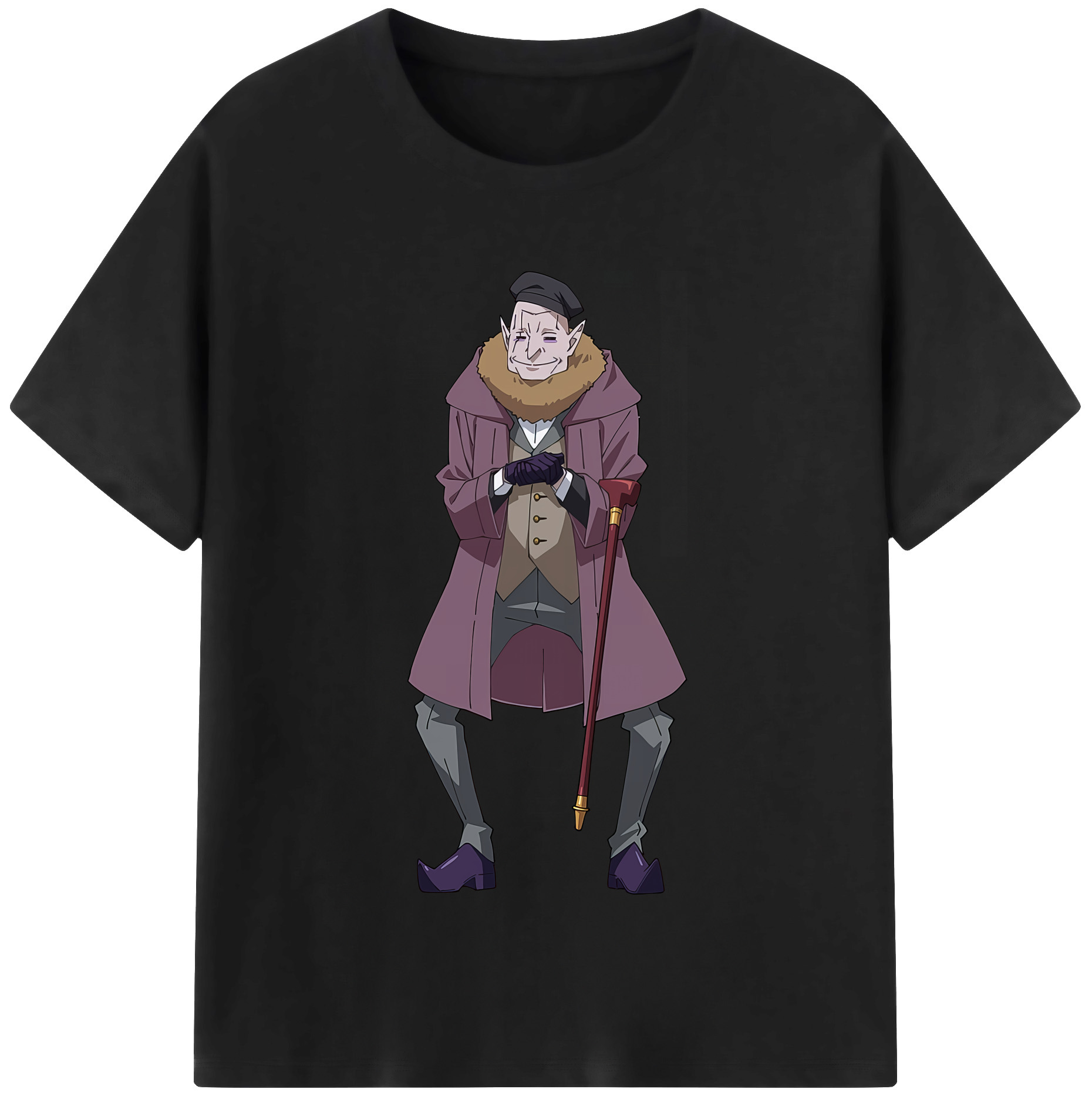 （画像用） 転スラ Regarding Reincarnated to Slime 綿100％半袖Tシャツ（フロントプリント）