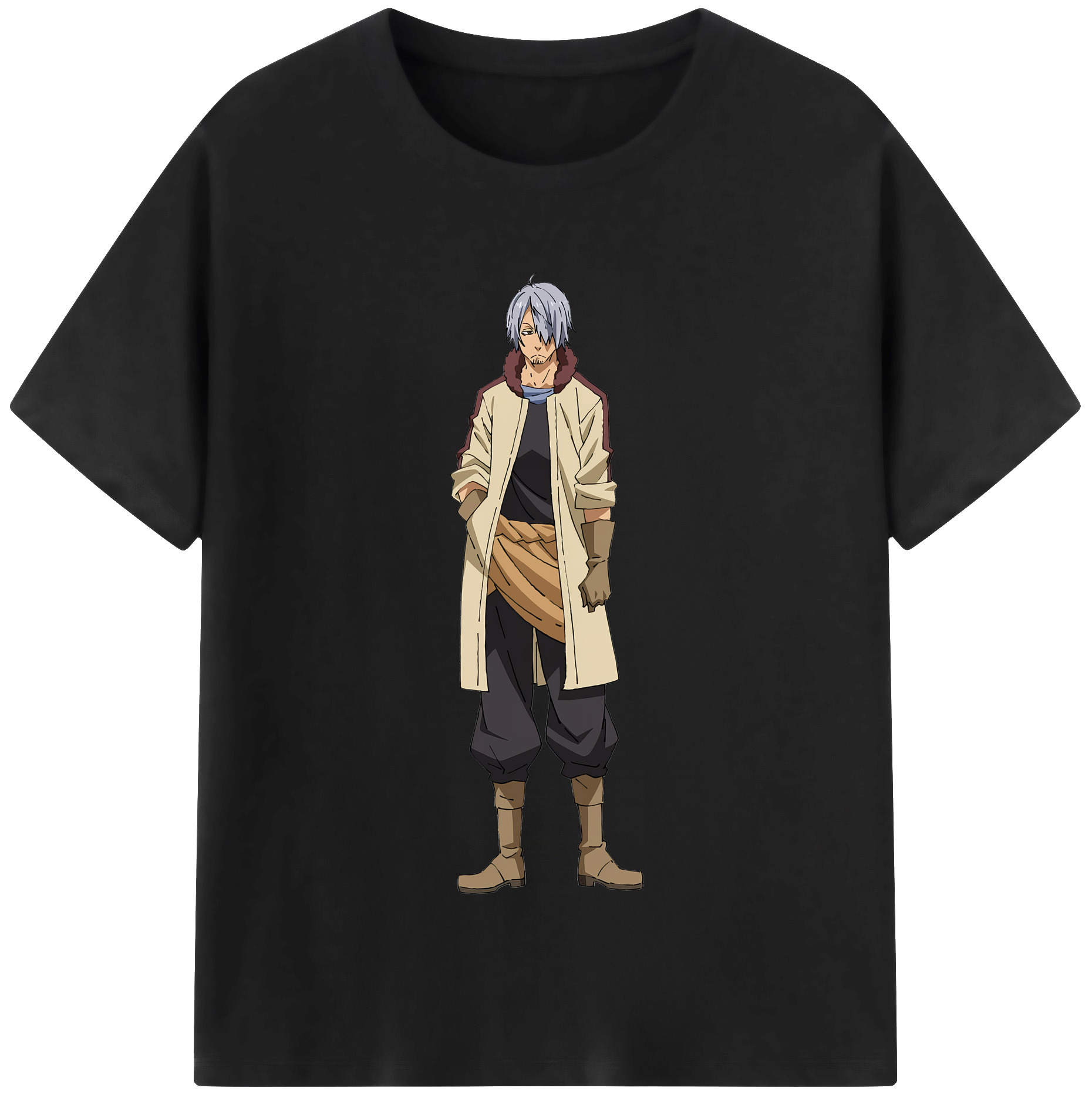 （画像用） 転スラ Regarding Reincarnated to Slime 綿100％半袖Tシャツ（フロントプリント）