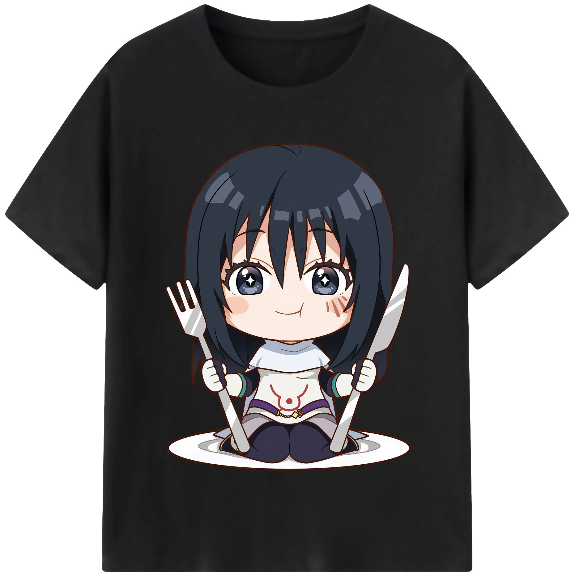 （画像用） 転スラ Regarding Reincarnated to Slime 綿100％半袖Tシャツ（フロントプリント）