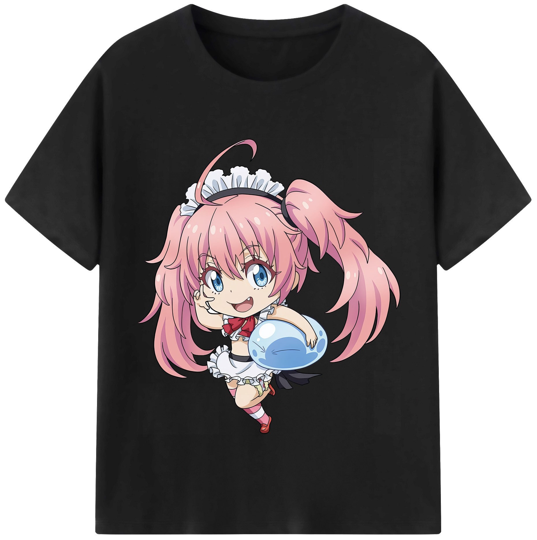 （画像用） 転スラ Regarding Reincarnated to Slime 綿100％半袖Tシャツ（フロントプリント）