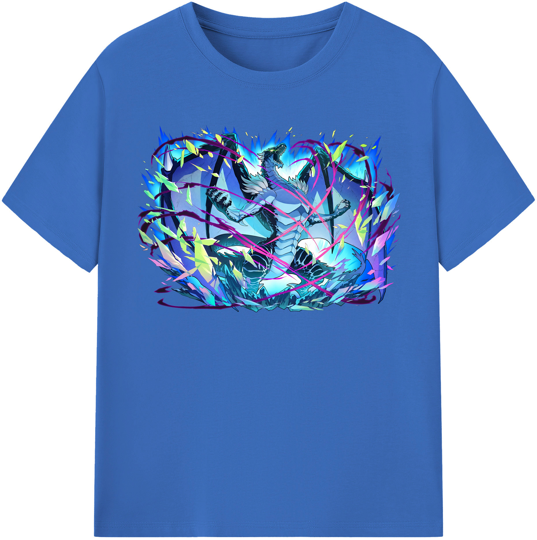 （画像用） 転スラ Regarding Reincarnated to Slime 綿100％半袖Tシャツ（フロントプリント）