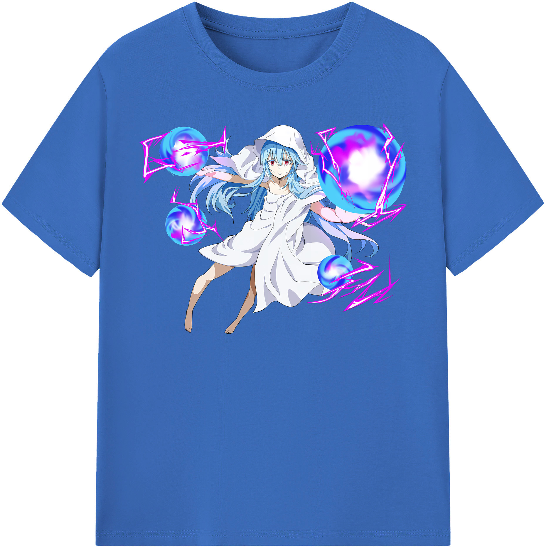 （画像用） 転スラ Regarding Reincarnated to Slime 綿100％半袖Tシャツ（フロントプリント）