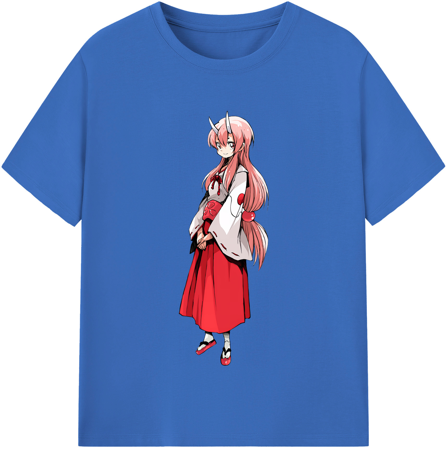 （画像用） 転スラ Regarding Reincarnated to Slime 綿100％半袖Tシャツ（フロントプリント）