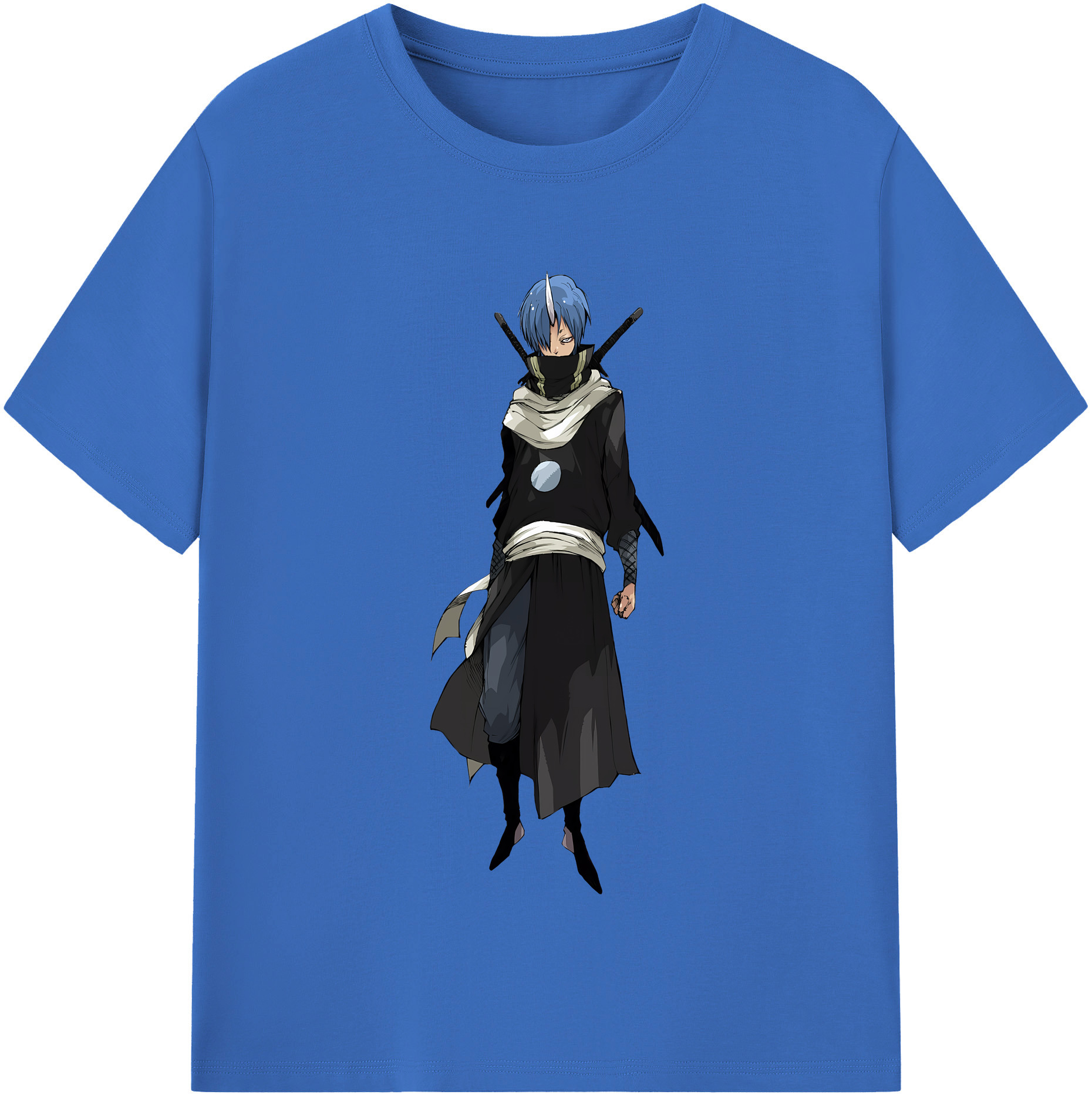 （画像用） 転スラ Regarding Reincarnated to Slime 綿100％半袖Tシャツ（フロントプリント）