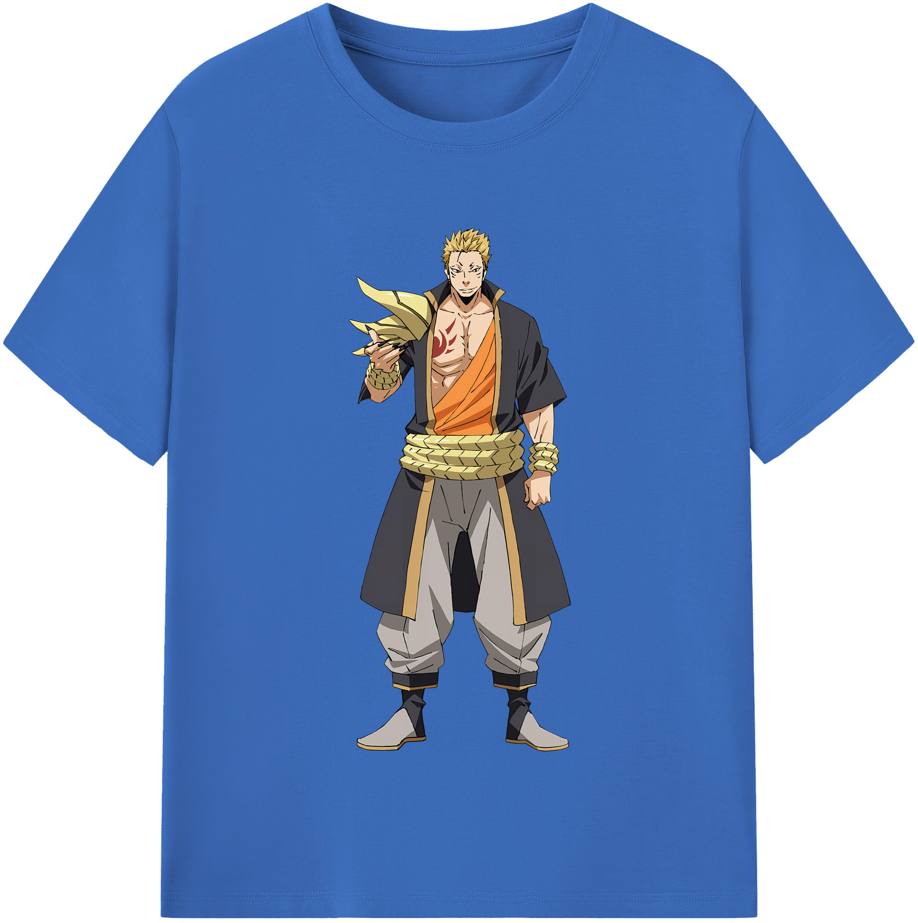 （画像用） 転スラ Regarding Reincarnated to Slime 綿100％半袖Tシャツ（フロントプリント）
