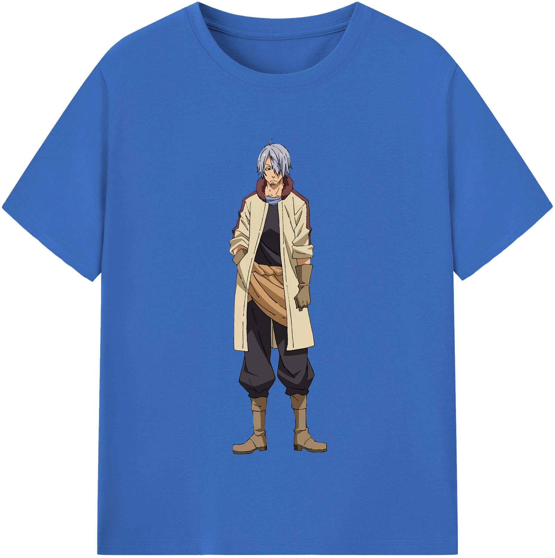 （画像用） 転スラ Regarding Reincarnated to Slime 綿100％半袖Tシャツ（フロントプリント）