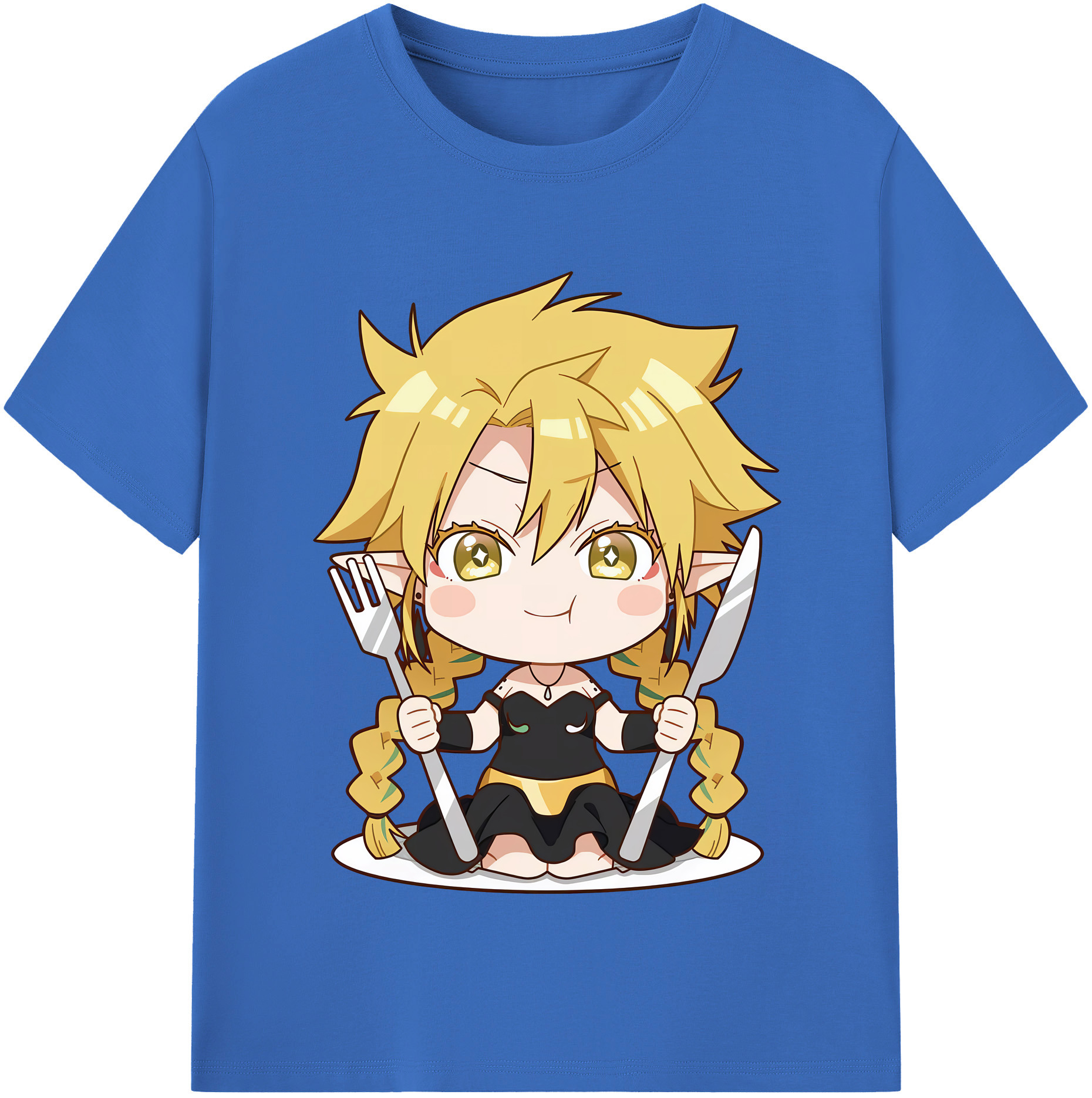 （画像用） 転スラ Regarding Reincarnated to Slime 綿100％半袖Tシャツ（フロントプリント）