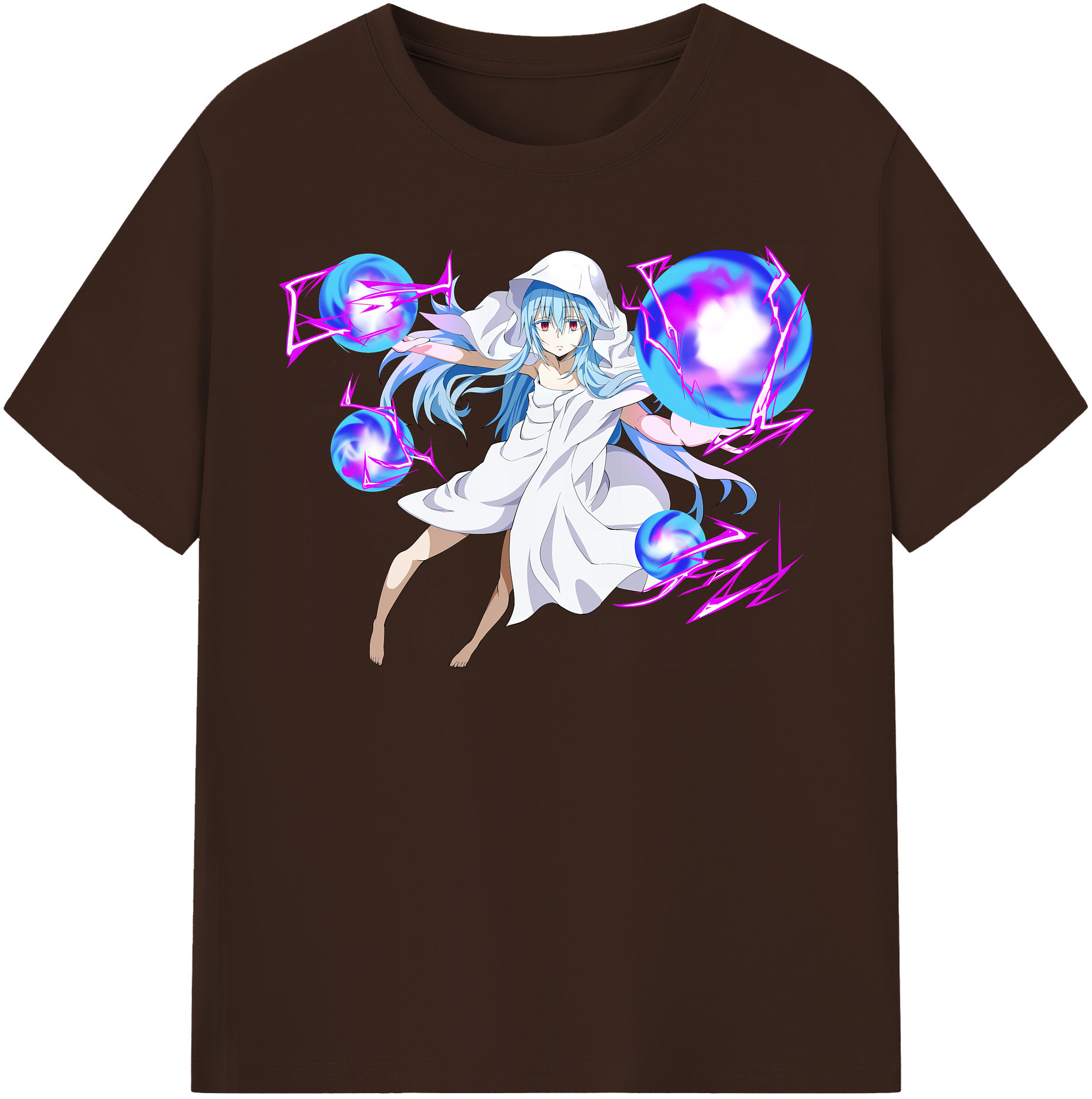 （画像用） 転スラ Regarding Reincarnated to Slime 綿100％半袖Tシャツ（フロントプリント）