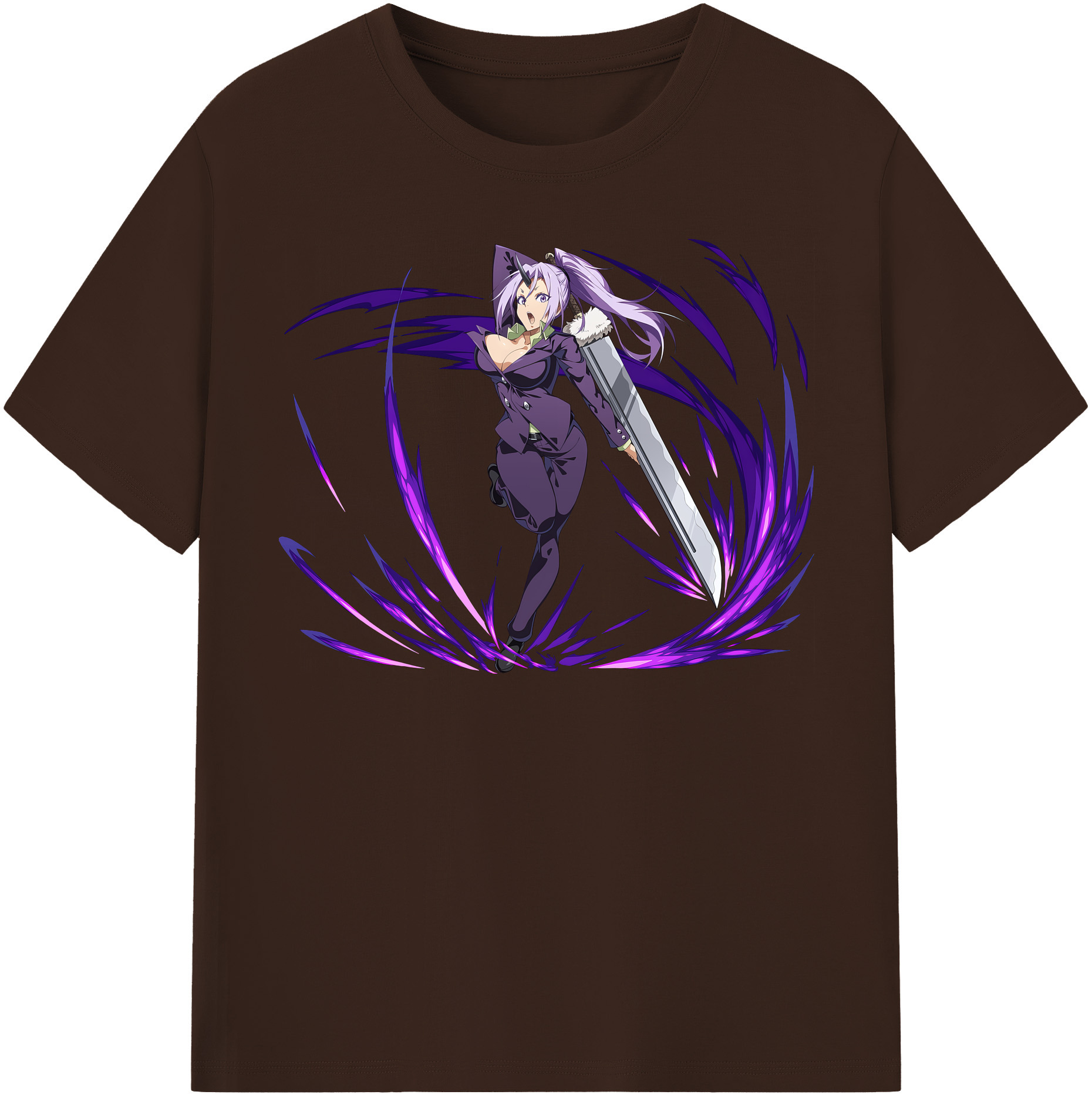 （画像用） 転スラ Regarding Reincarnated to Slime 綿100％半袖Tシャツ（フロントプリント）