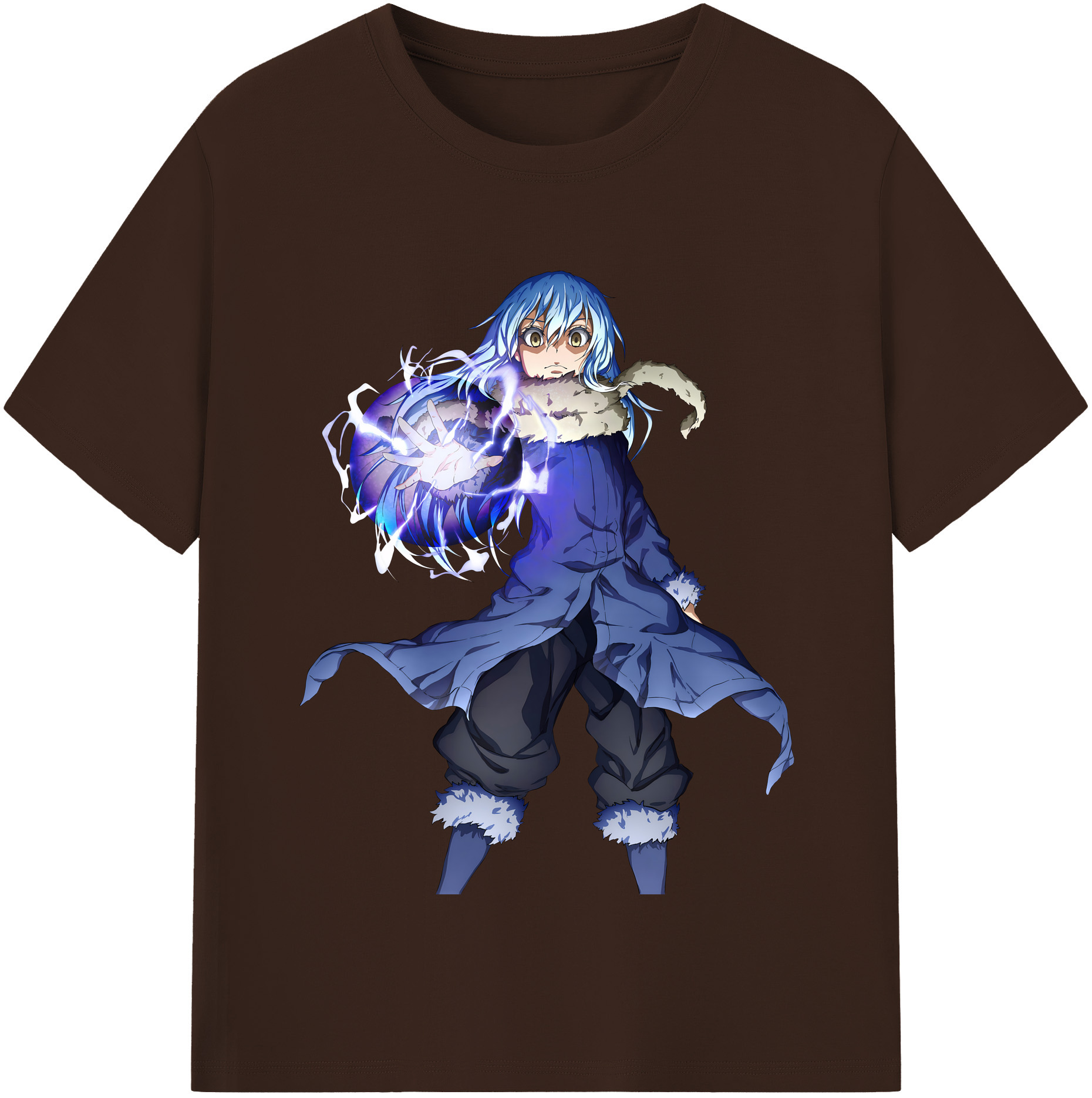 （画像用） 転スラ Regarding Reincarnated to Slime 綿100％半袖Tシャツ（フロントプリント）