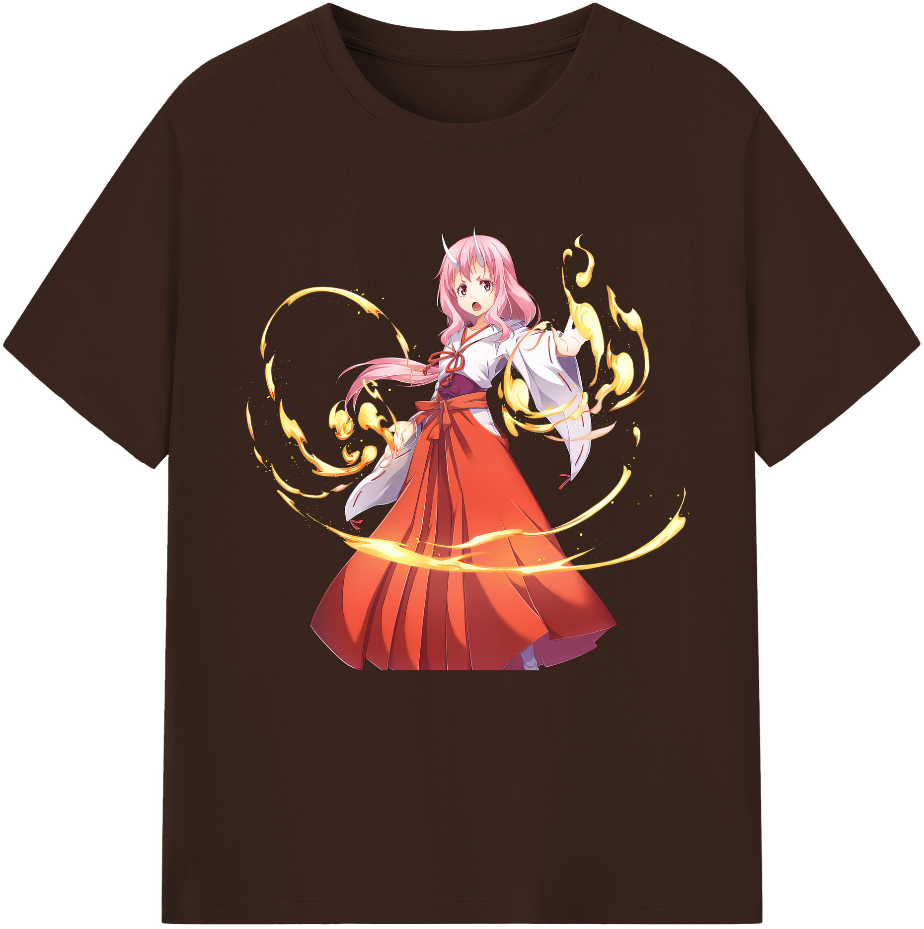 （画像用） 転スラ Regarding Reincarnated to Slime 綿100％半袖Tシャツ（フロントプリント）