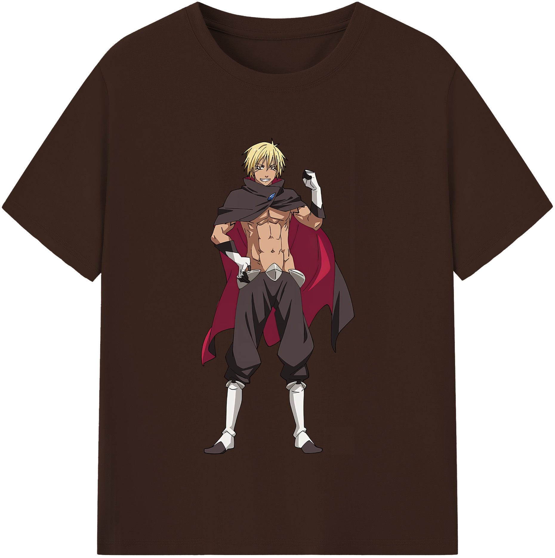 （画像用） 転スラ Regarding Reincarnated to Slime 綿100％半袖Tシャツ（フロントプリント）