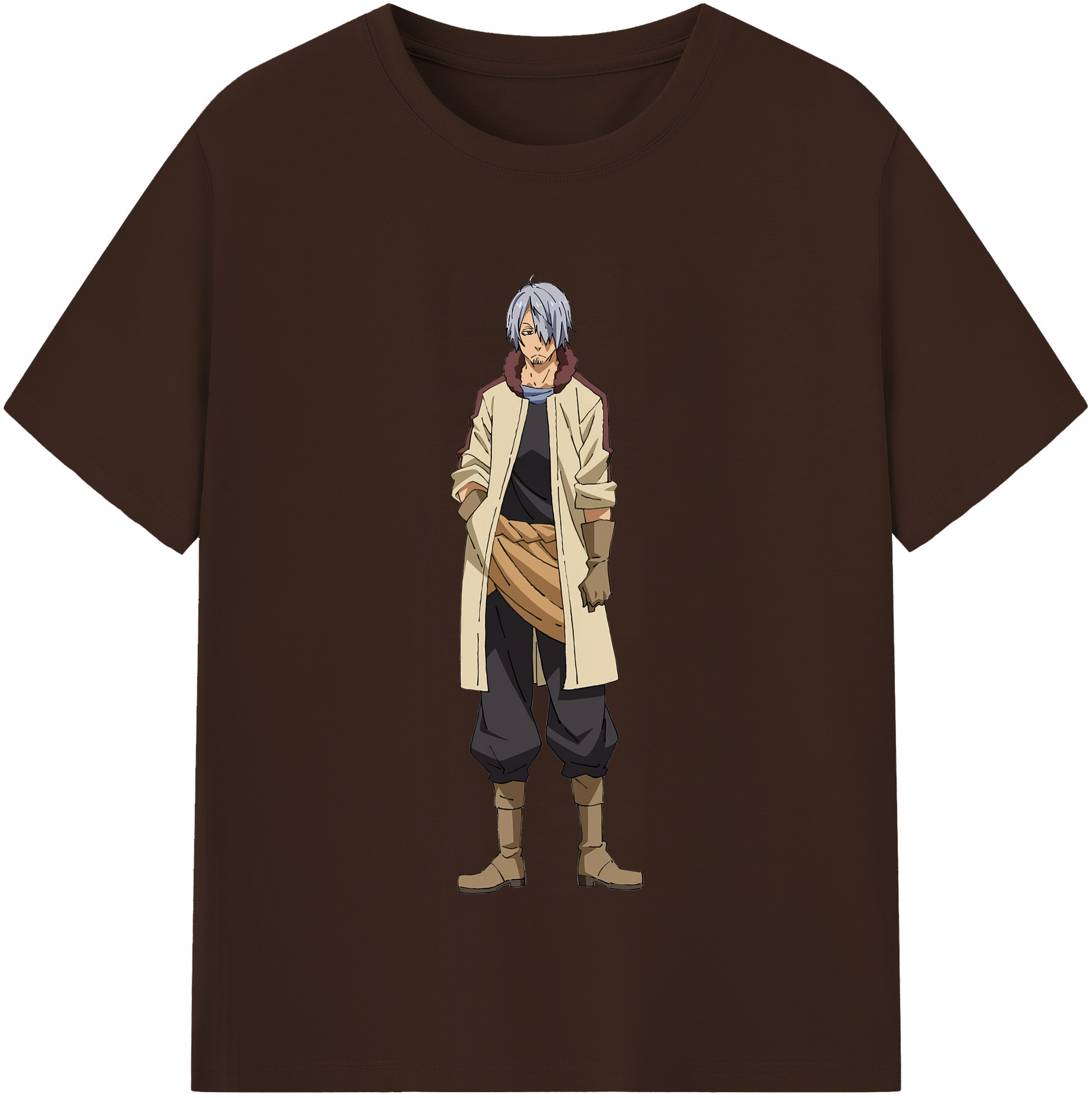 （画像用） 転スラ Regarding Reincarnated to Slime 綿100％半袖Tシャツ（フロントプリント）