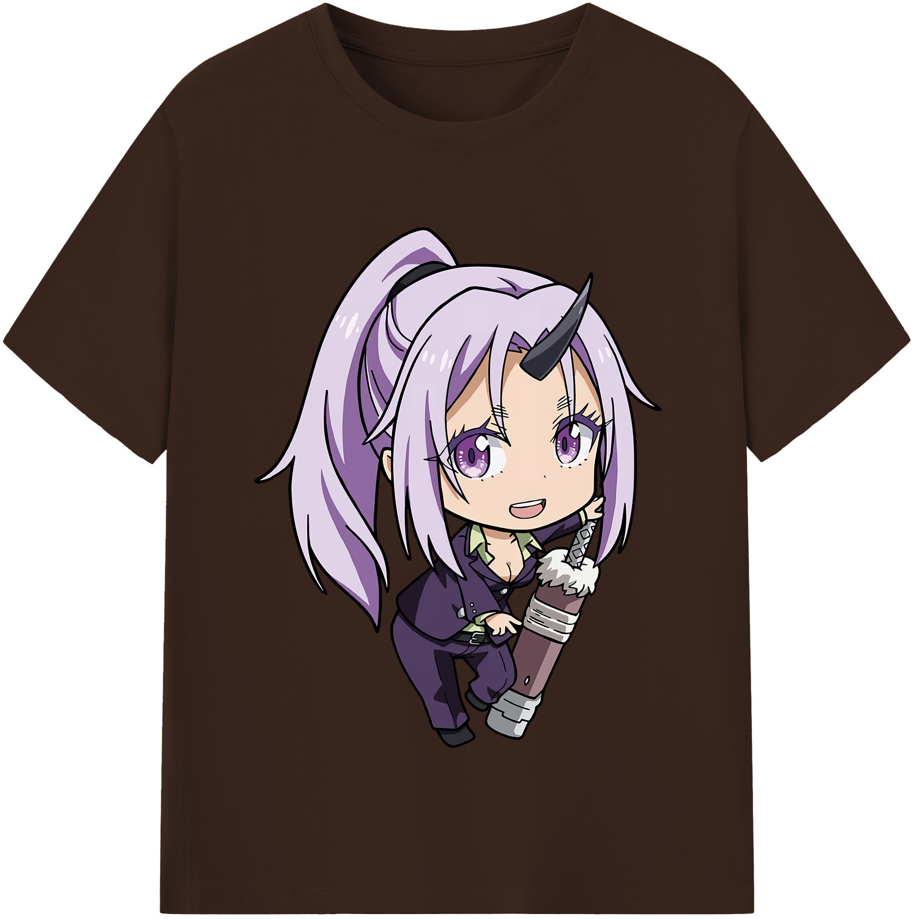 （画像用） 転スラ Regarding Reincarnated to Slime 綿100％半袖Tシャツ（フロントプリント）