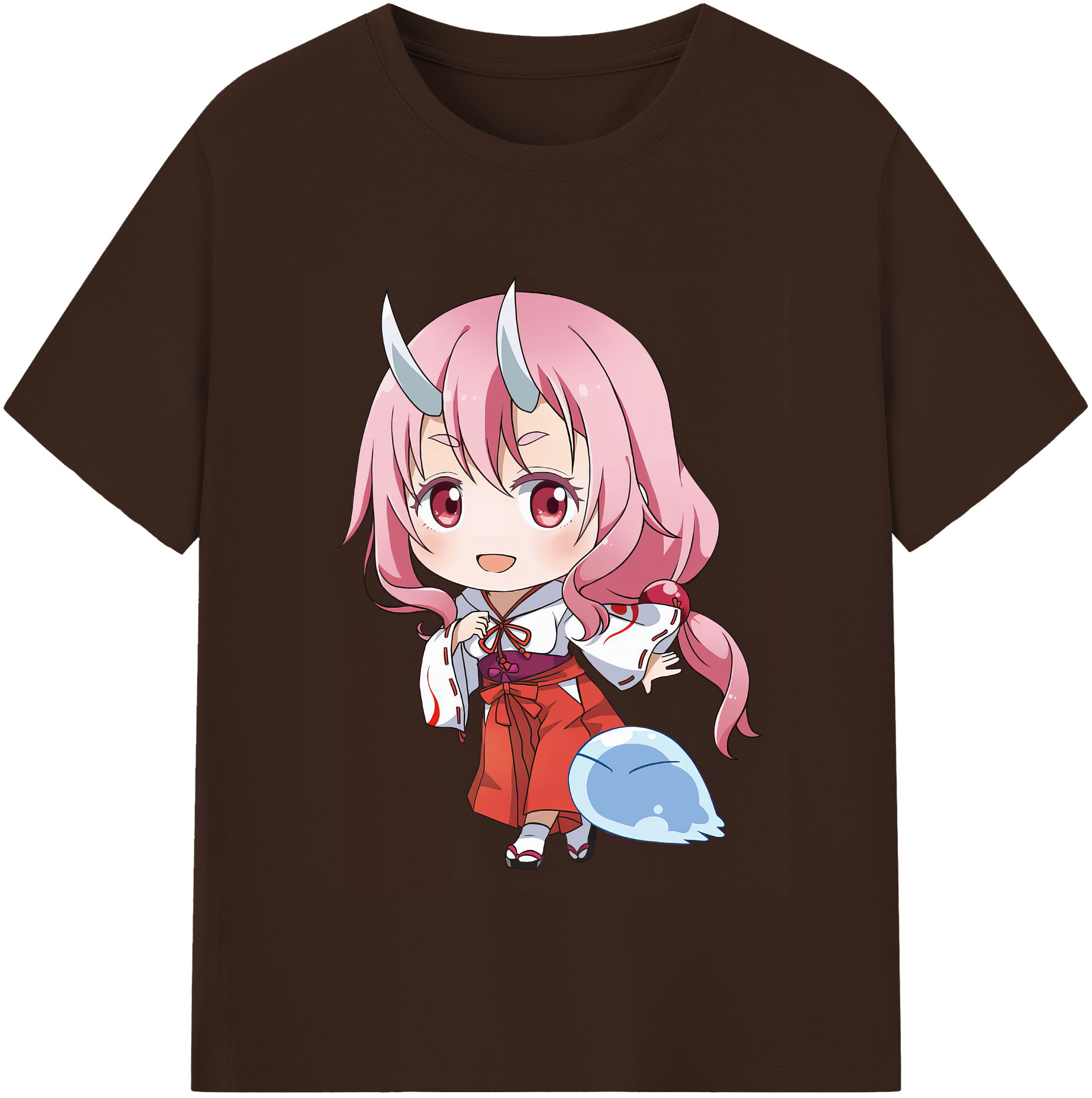 （画像用） 転スラ Regarding Reincarnated to Slime 綿100％半袖Tシャツ（フロントプリント）