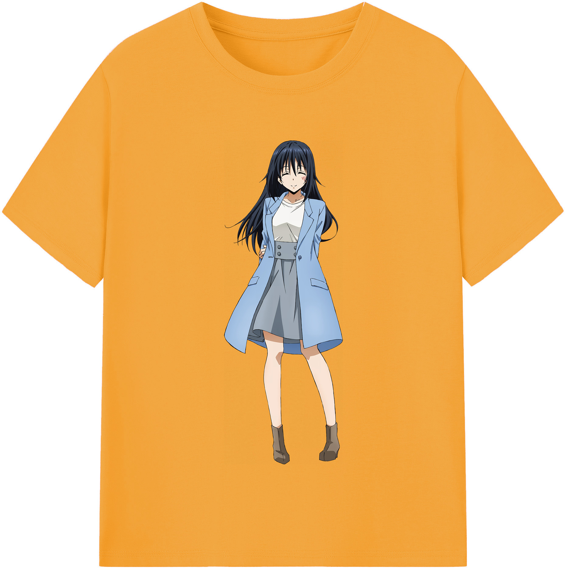 （画像用） 転スラ Regarding Reincarnated to Slime 綿100％半袖Tシャツ（フロントプリント）