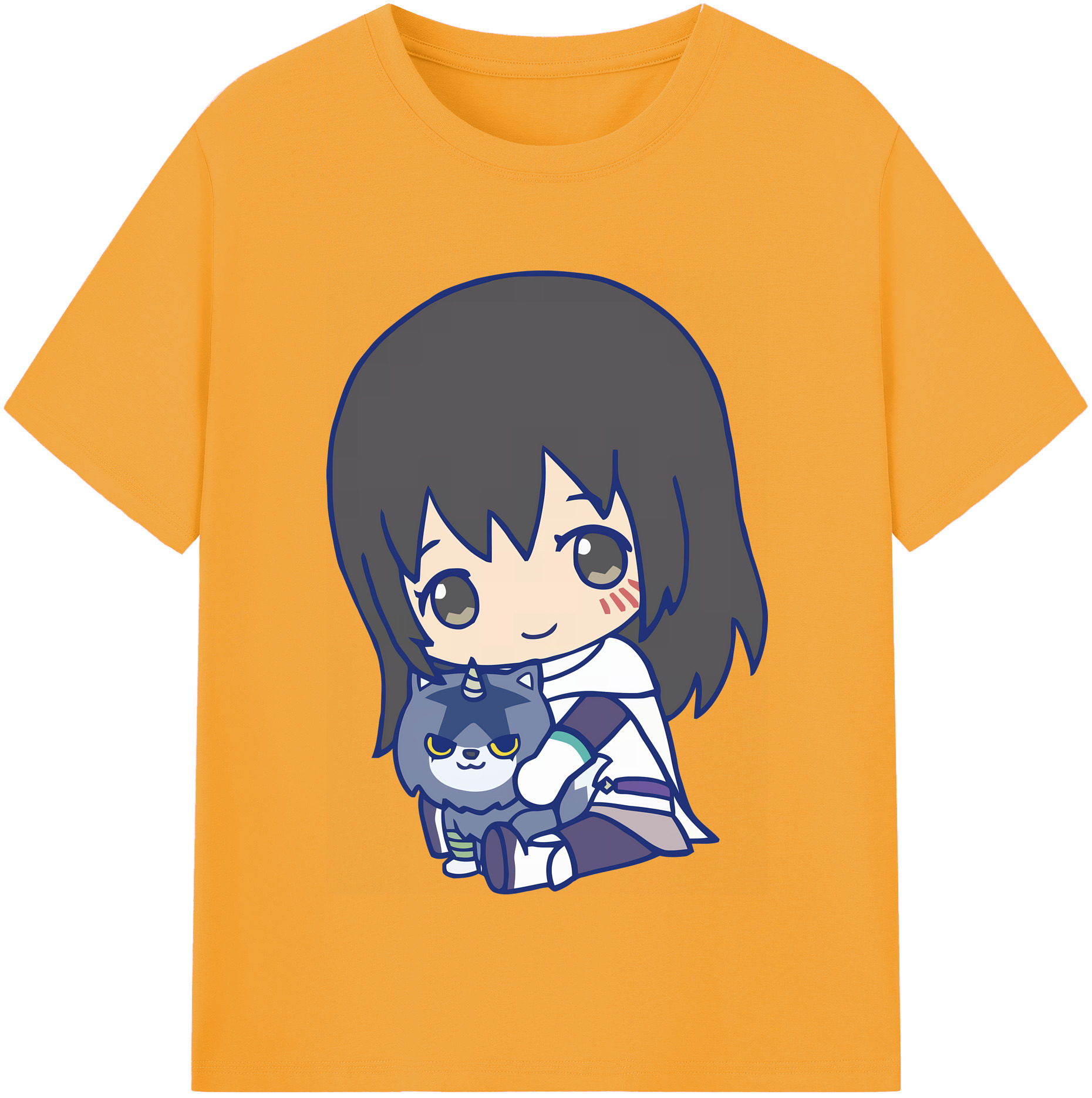 （画像用） 転スラ Regarding Reincarnated to Slime 綿100％半袖Tシャツ（フロントプリント）